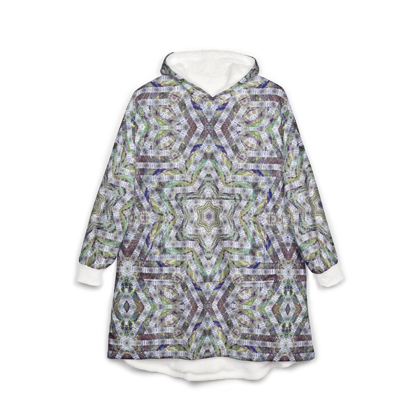 Unisex Hooded Blanket - Kaleidoscope P5 No. 21