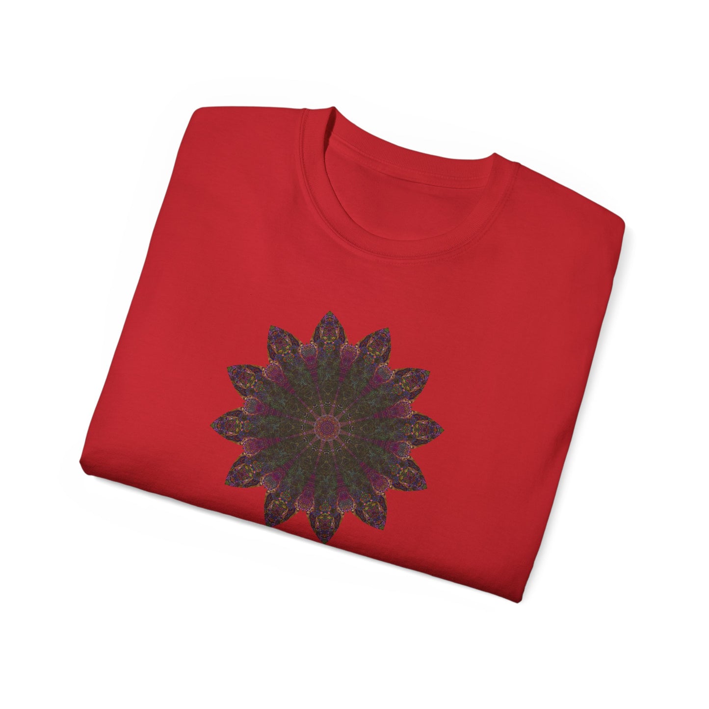 Unisex Ultra Cotton Tee - Love Light Mandalas No.7
