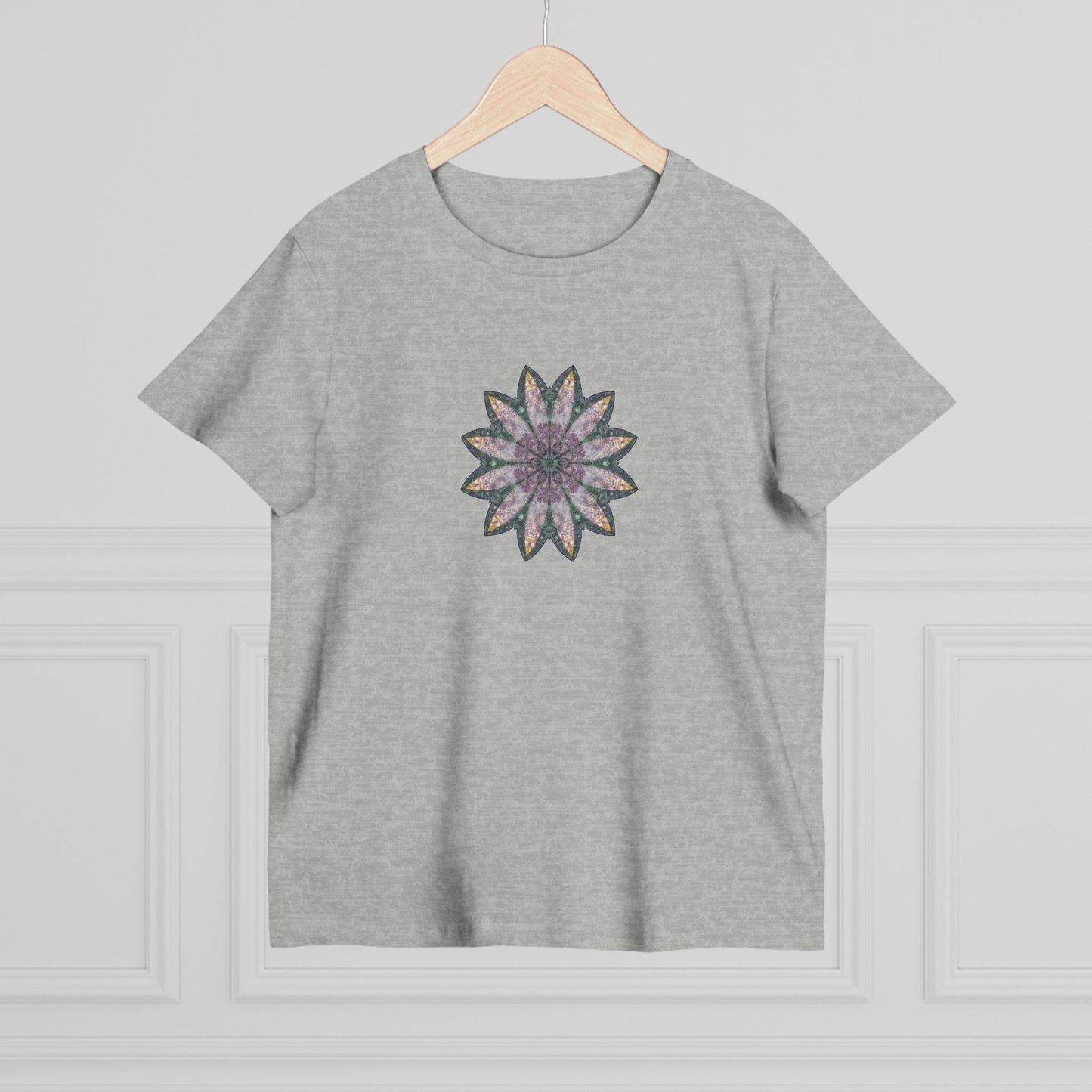 Women’s Maple Tee - Love Light Mandalas No.21