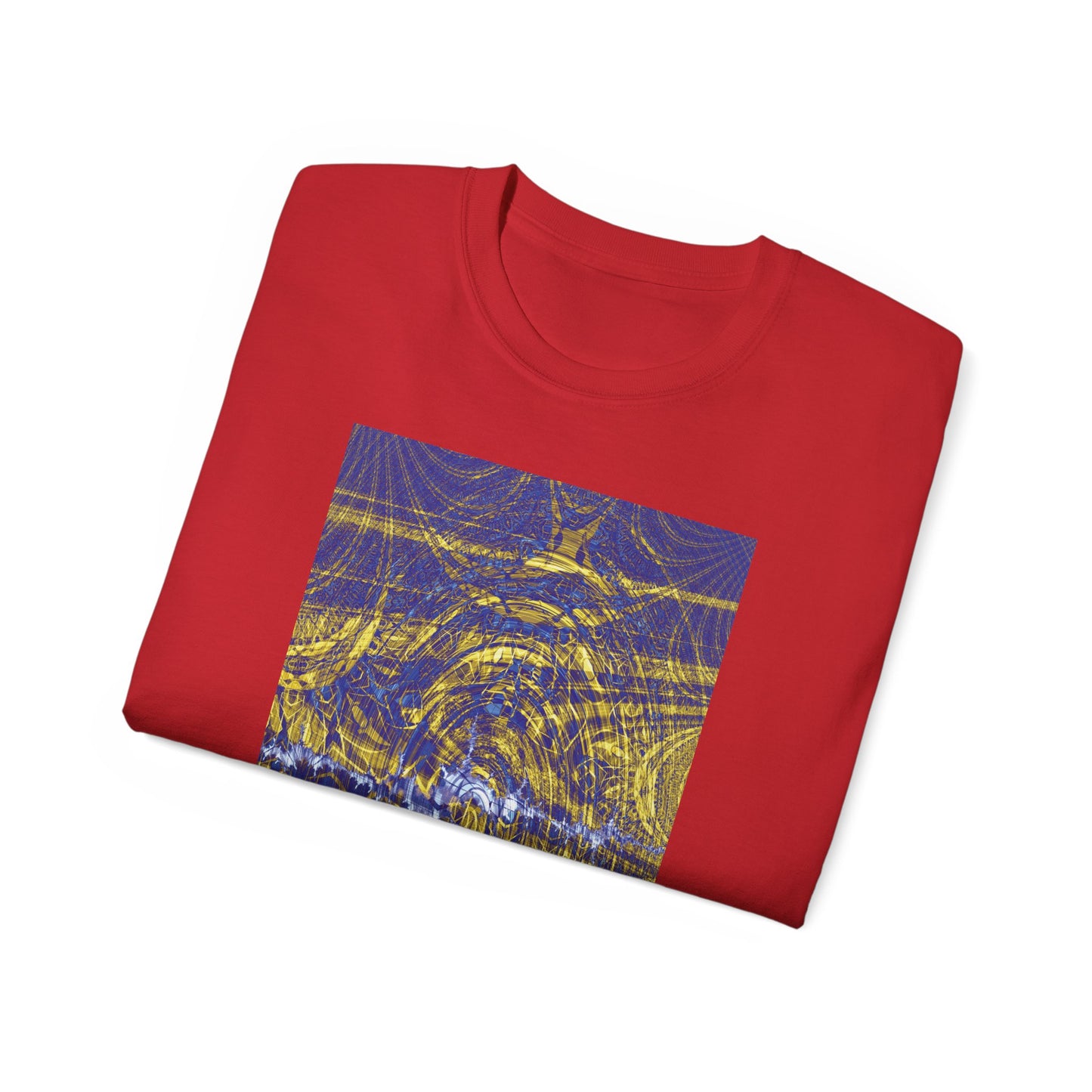 Unisex Ultra Cotton Tee - Love Light Fractals No.1