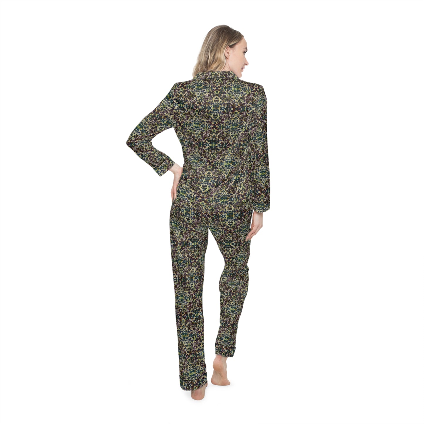 Women's Satin Pajamas - Hidden Weave No.5