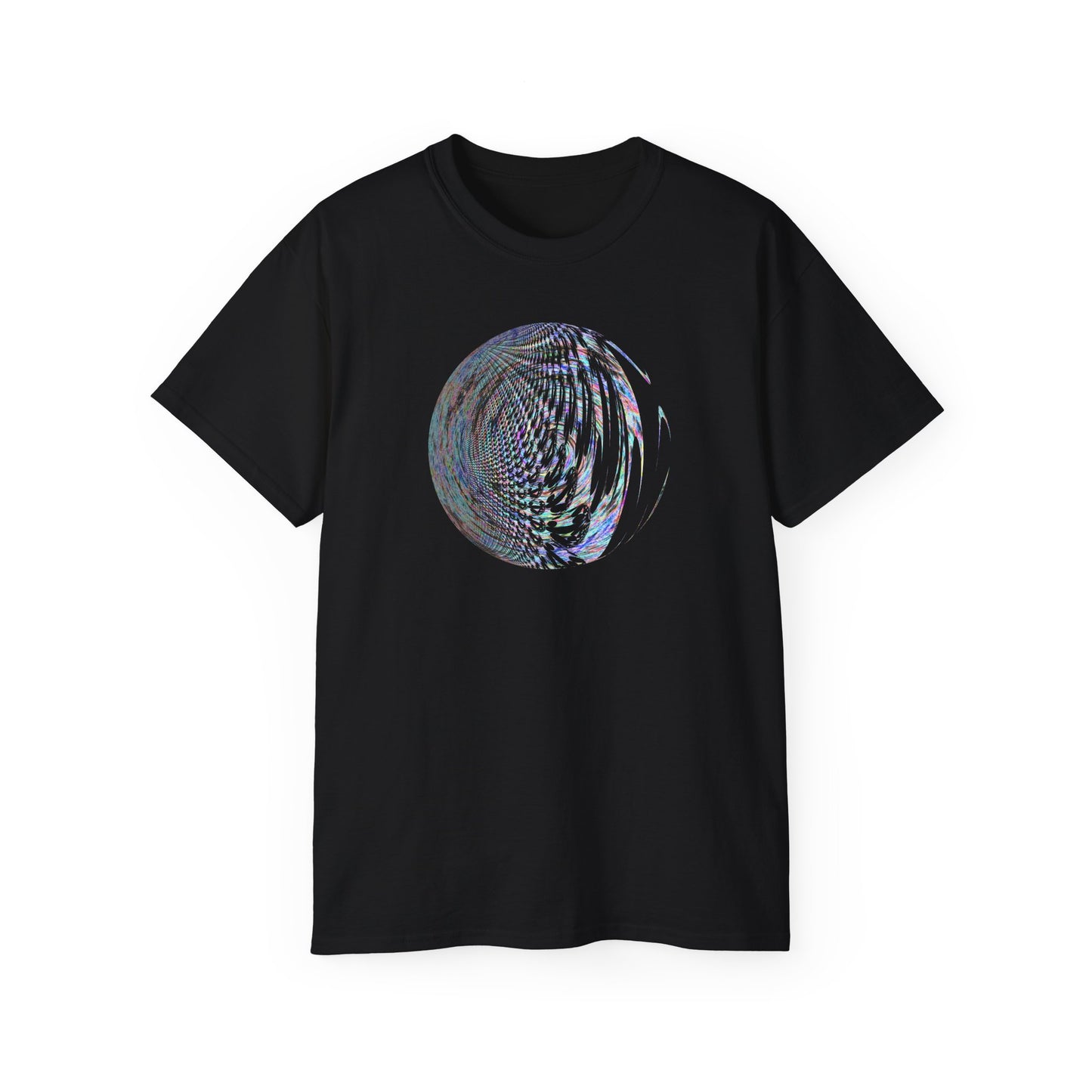 Unisex Ultra Cotton Tee - Fractal Moon No.2