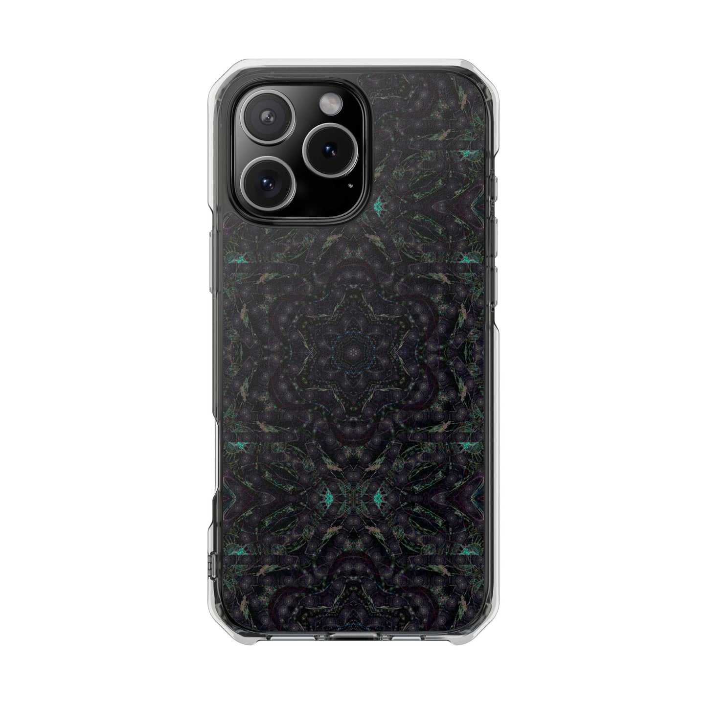 iPhone 16 Magnetic Clear Impact Case - P5 Kaleidoscopic No.31