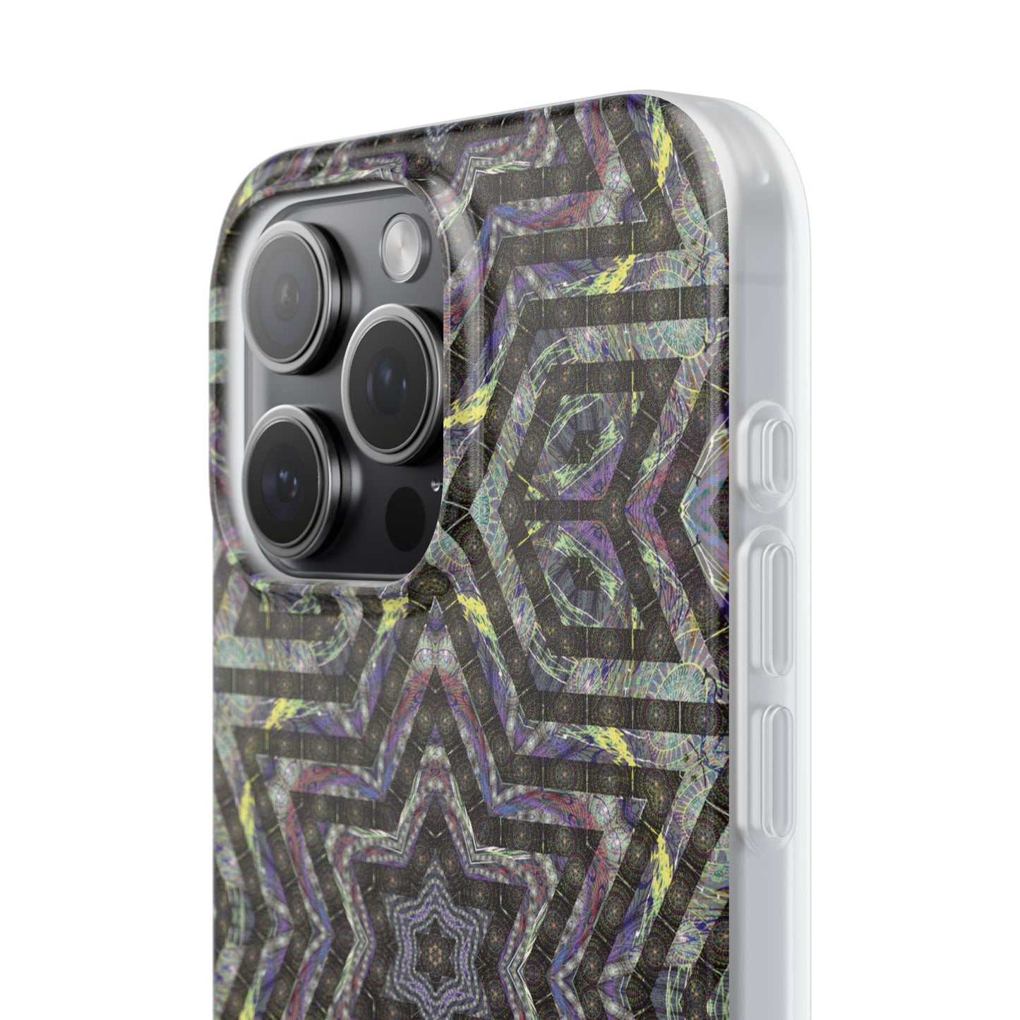 iPhone 15 Flexi Case - P5 Kaleidoscopic No.1