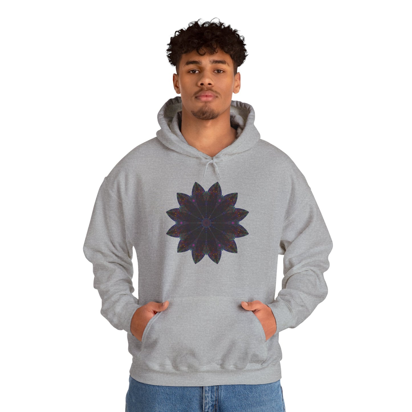 Unisex Heavy Blend™ Hooded Sweatshirt - Love Light Mandalas No.25
