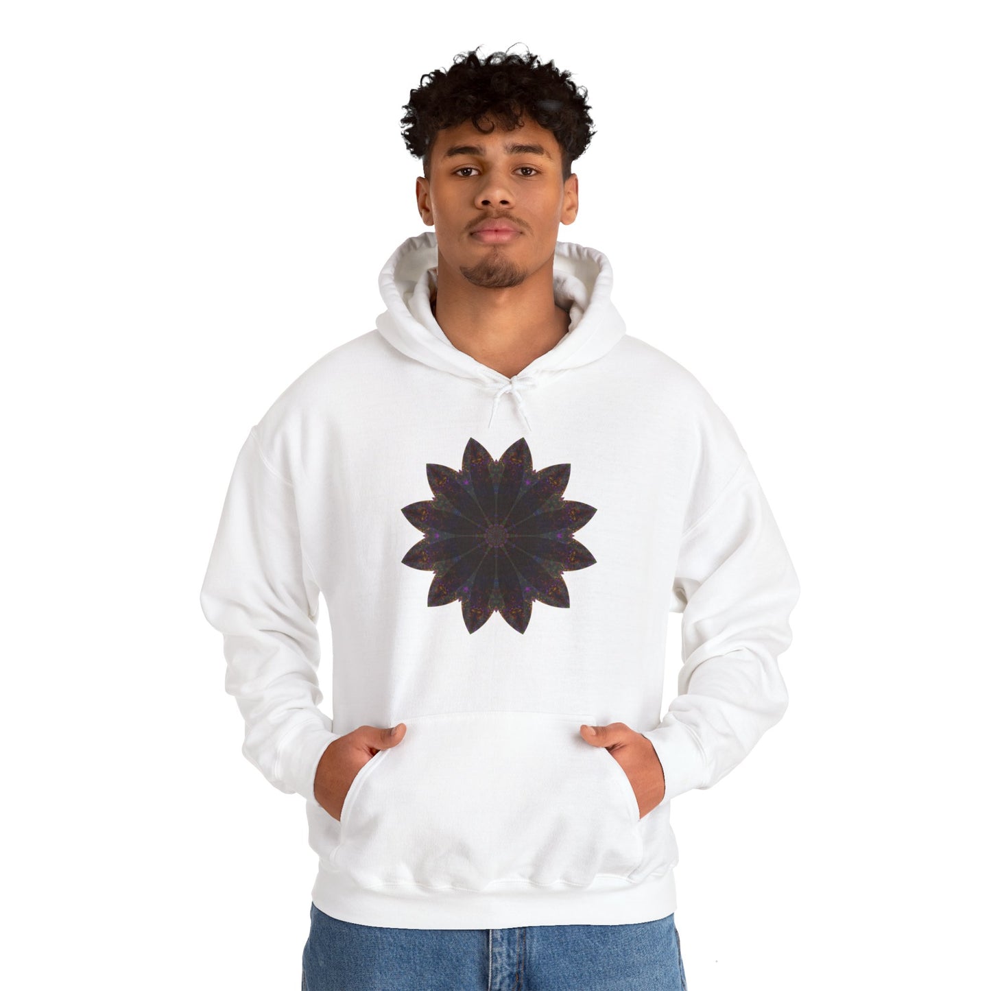 Unisex Heavy Blend™ Hooded Sweatshirt - Love Light Mandalas No.10