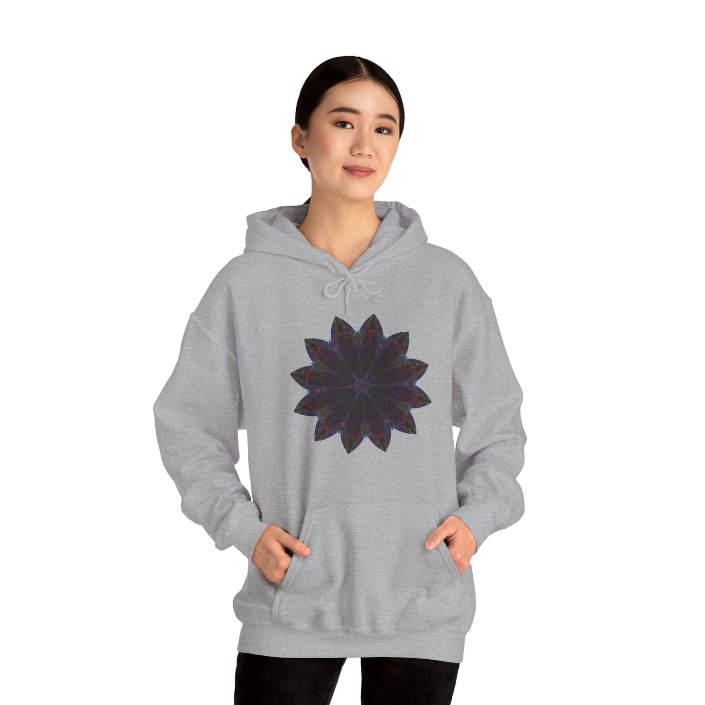 Unisex Heavy Blend™ Hooded Sweatshirt - Love Light Mandalas No.25