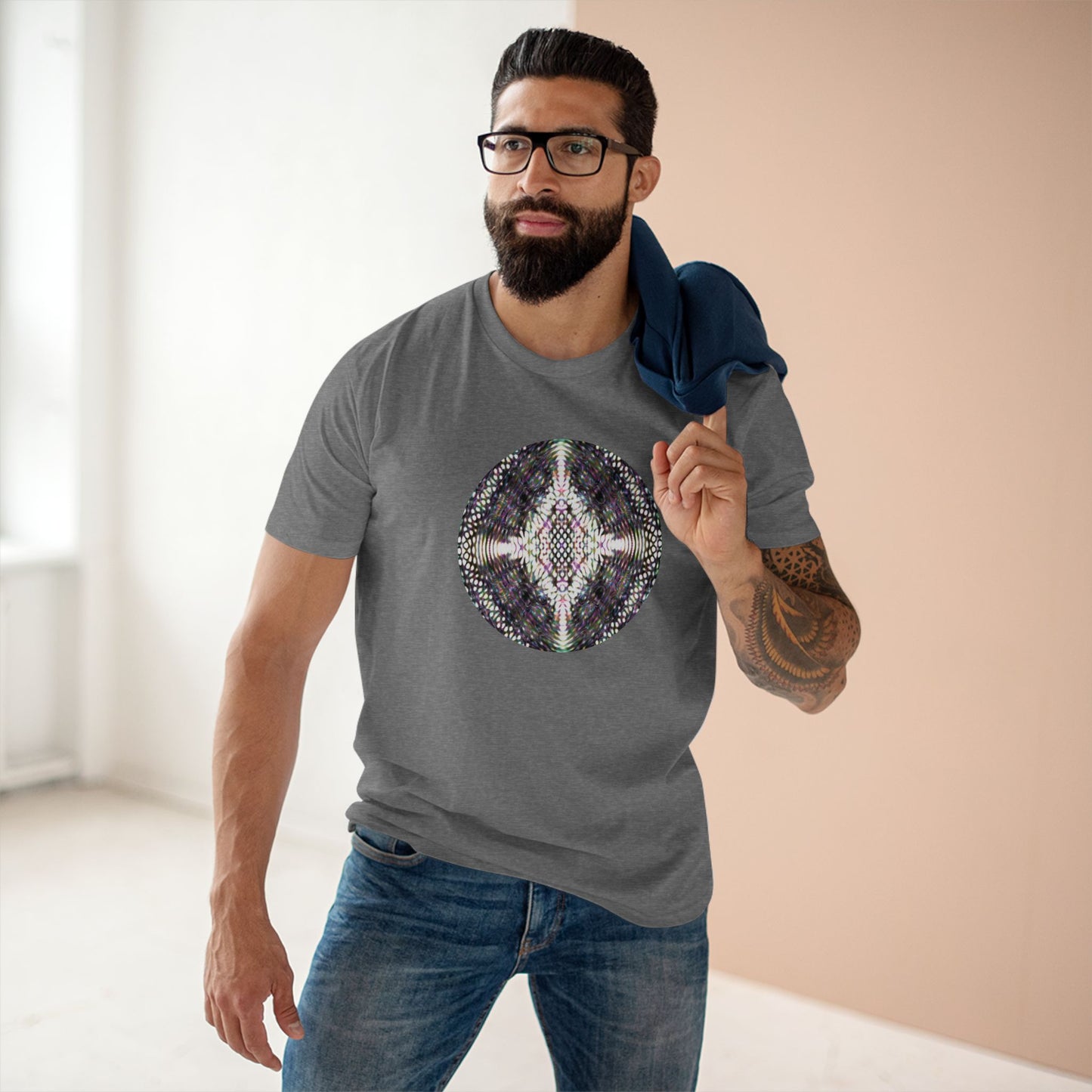 Men's Staple Tee - DMT Scribe Spheres No.8