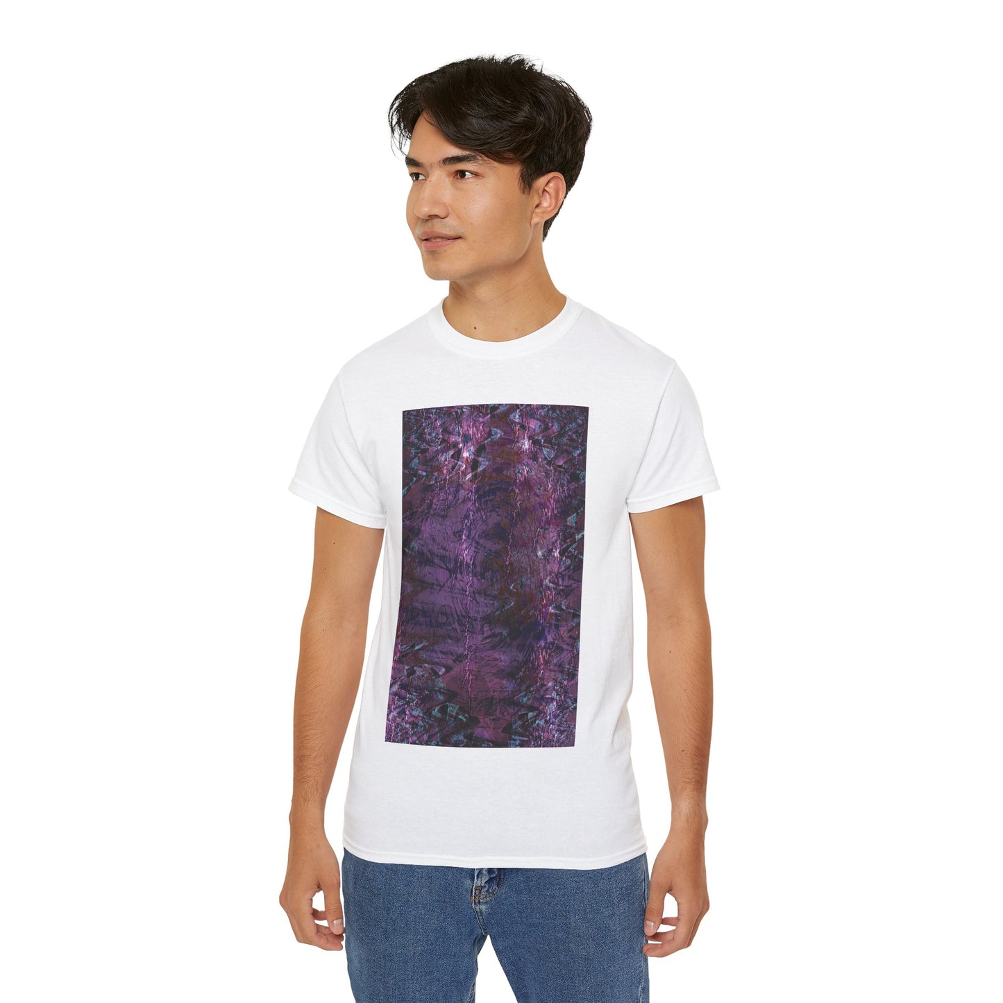 Unisex Ultra Cotton Tee - Love Light Fractals No.6