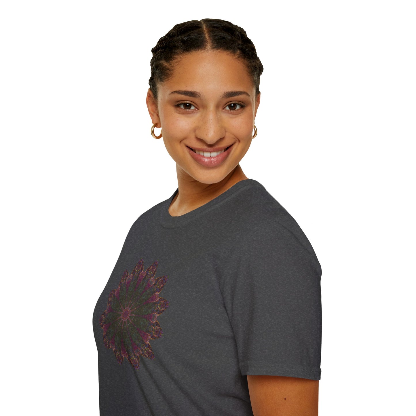 Unisex Softstyle T-Shirt - Love Light Mandalas No.7