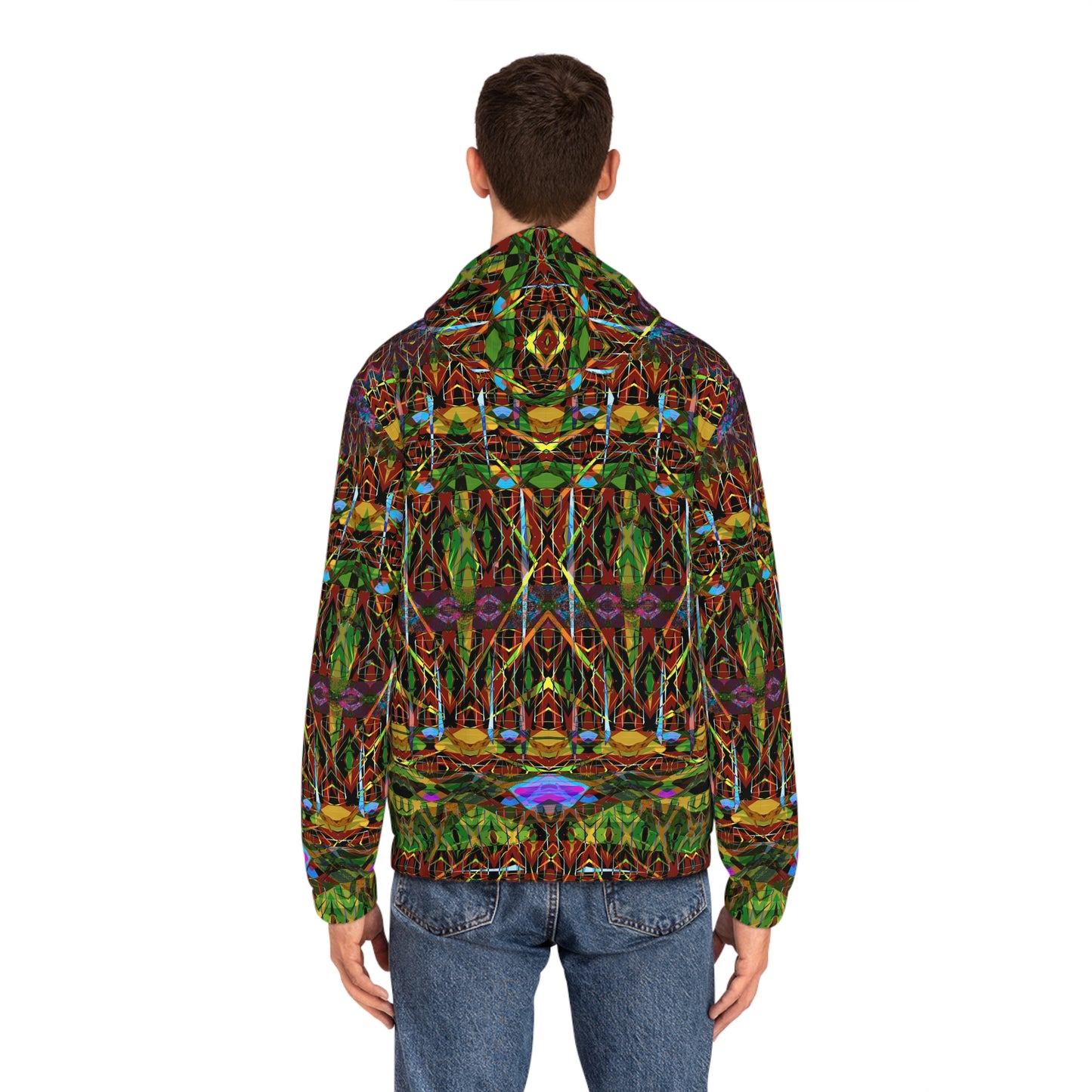 Men's Full-Zip Hoodie - Mandala Series No.5