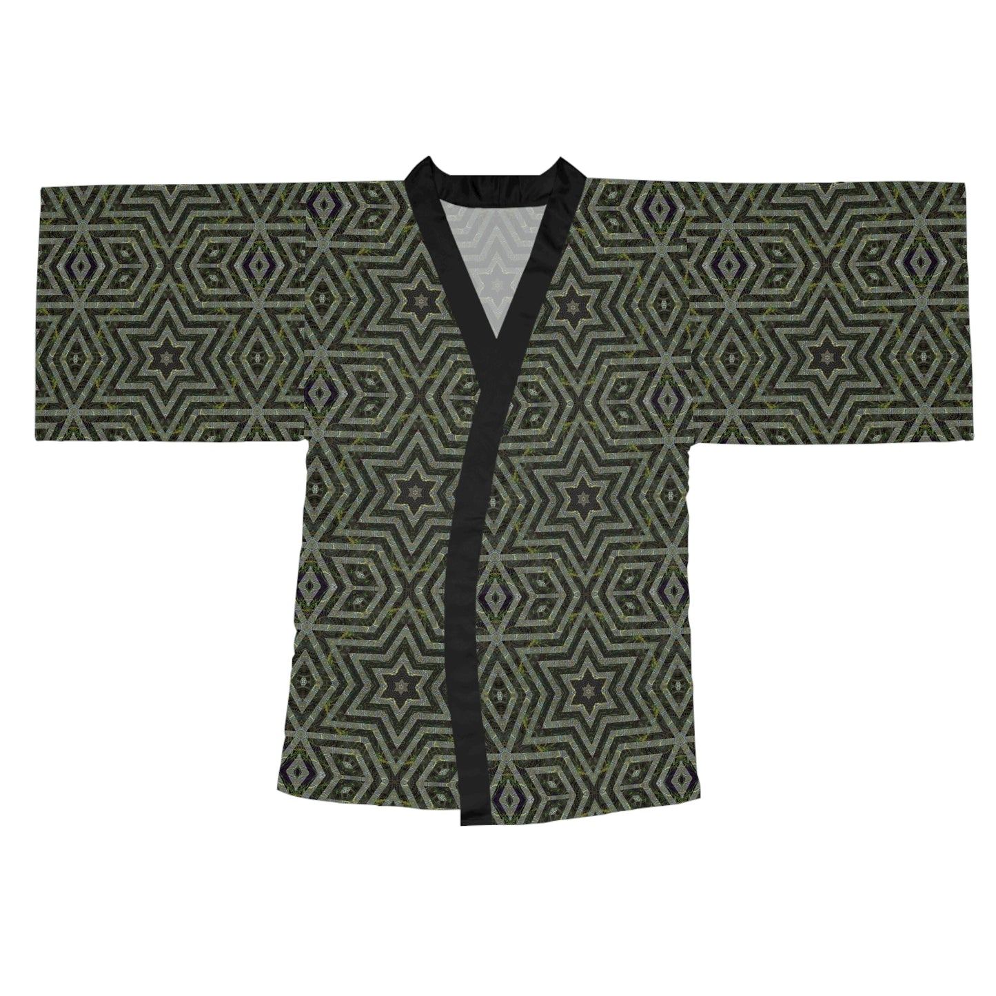 Long Sleeve Kimono Robe - P5 Kaleidoscopic No.9