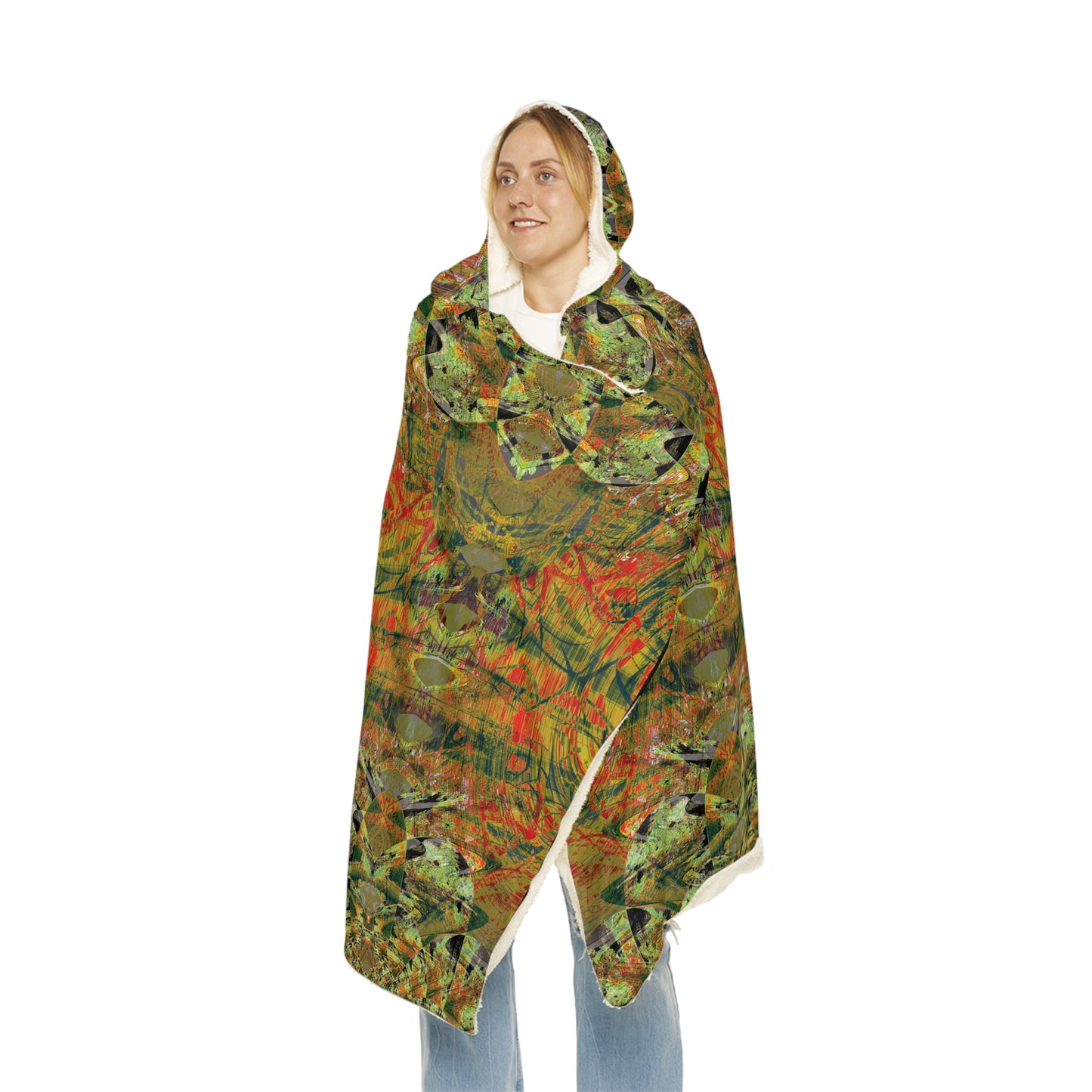 Snuggle Blanket - Love Light Fractals No.4