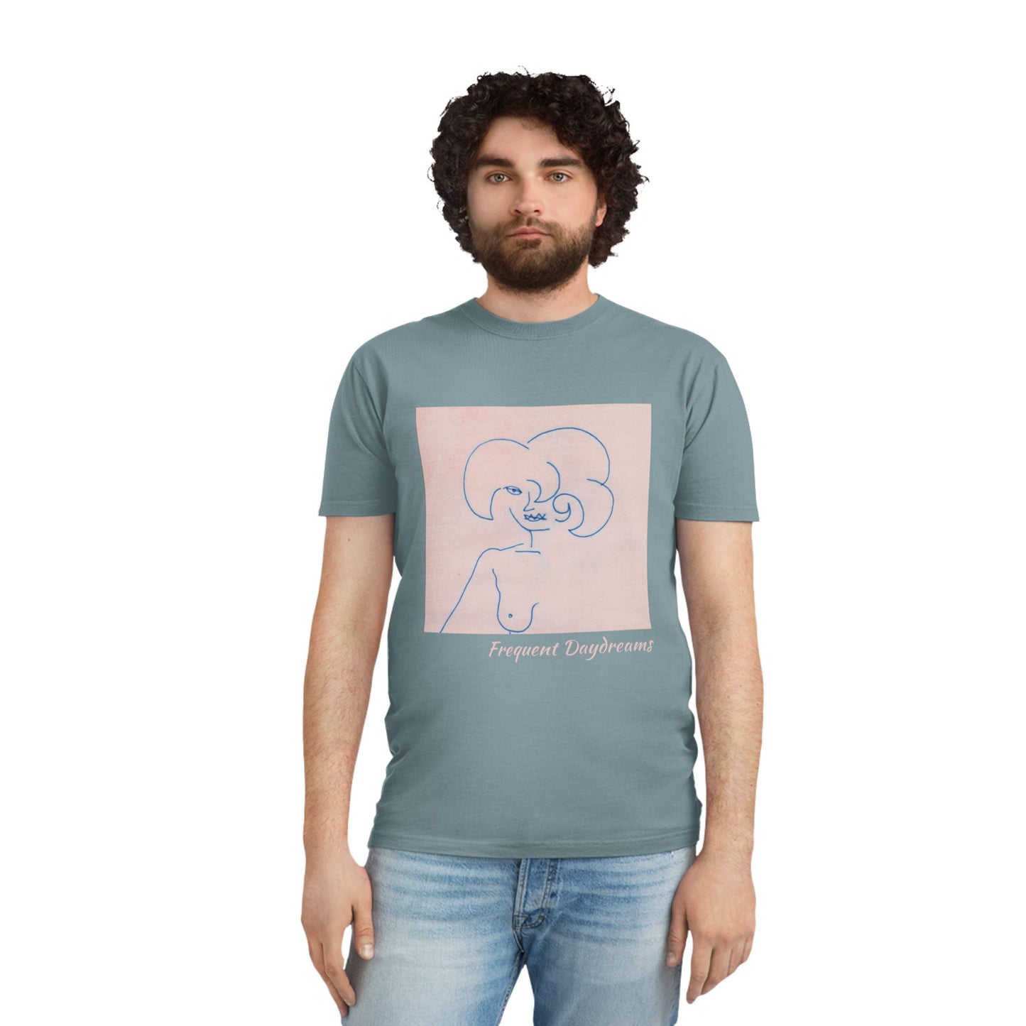 Unisex Faded Shirt - Frequent Daydreams Sketch No.45