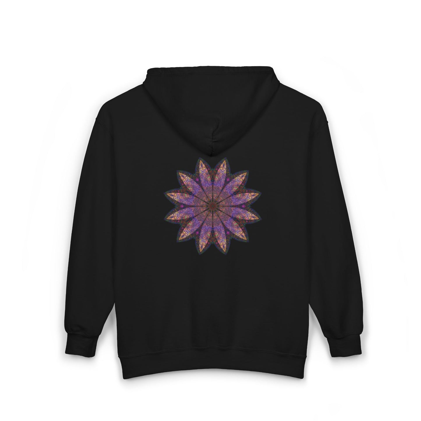 Unisex Heavy Blend™ Full Zip Hooded Sweatshirt - Love Light Mandalas No.23