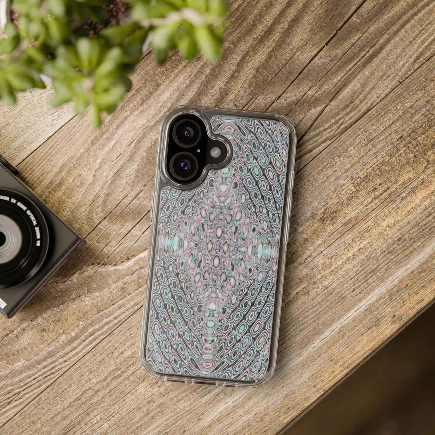 iPhone 16 Clear Case – DMT Seer No.13