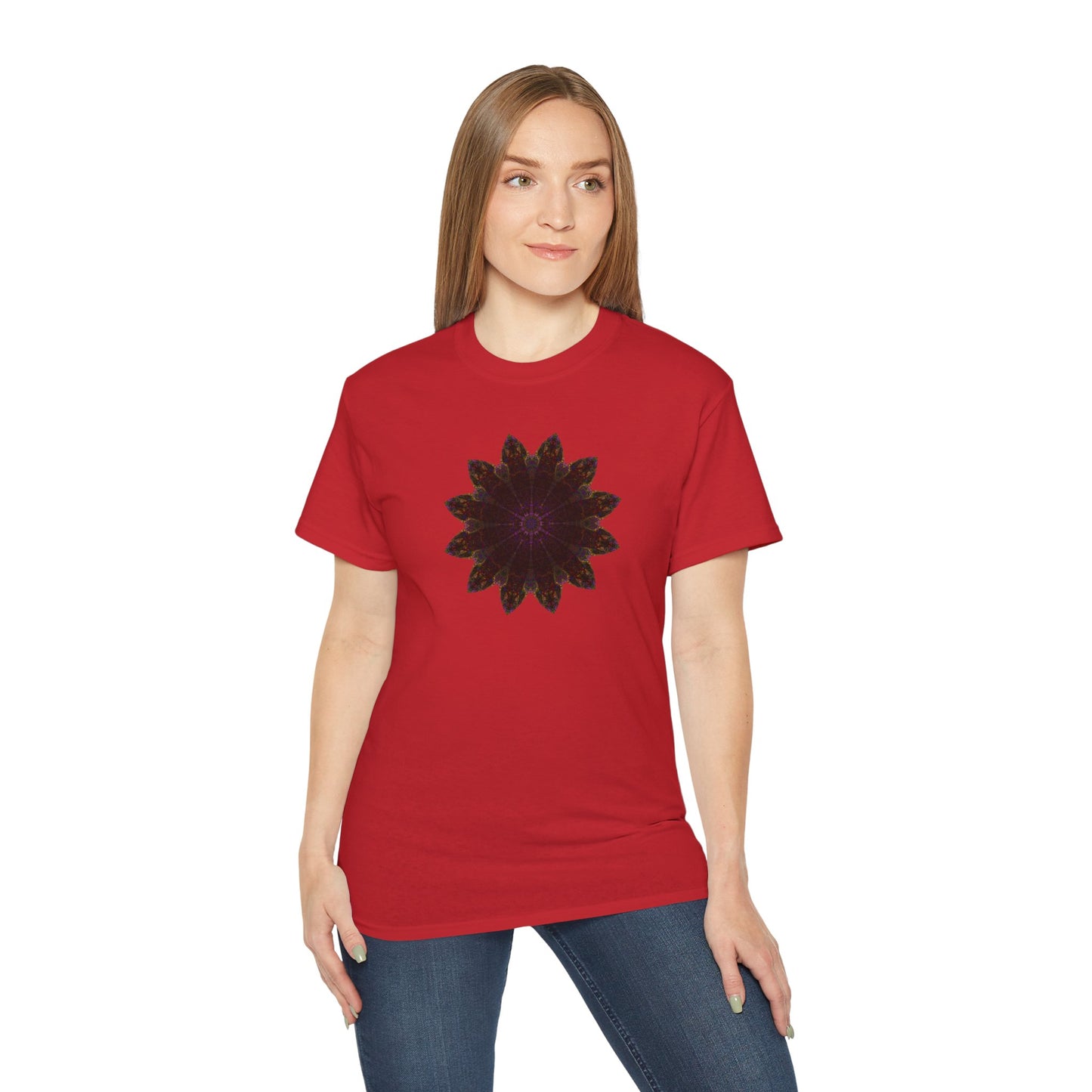 Unisex Ultra Cotton Tee - Love Light Mandalas No.12