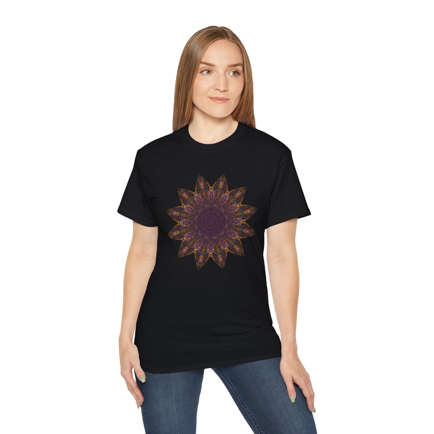 Unisex Ultra Cotton Tee - Love Light Mandalas No.1