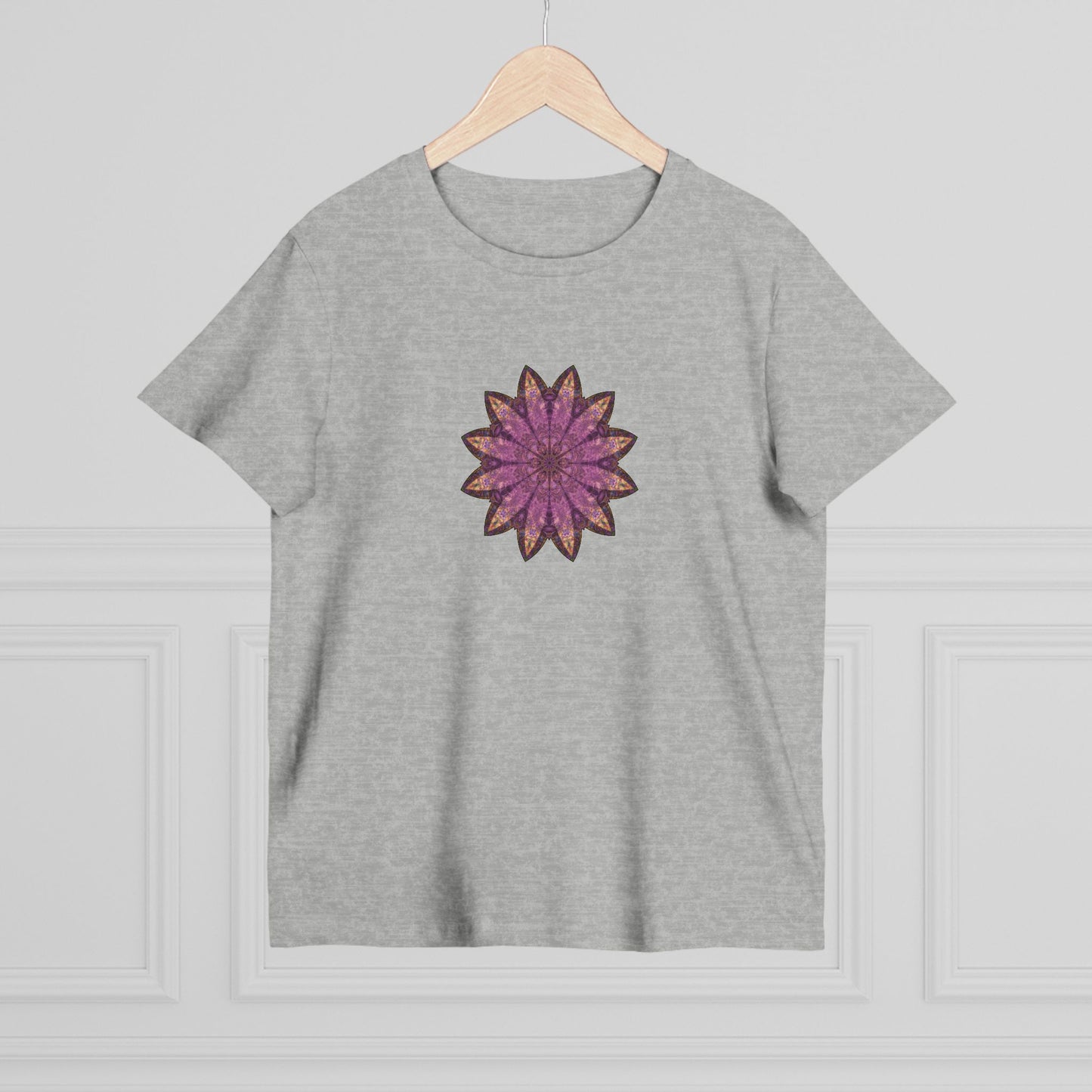 Women’s Maple Tee - Love Light Mandalas No.16