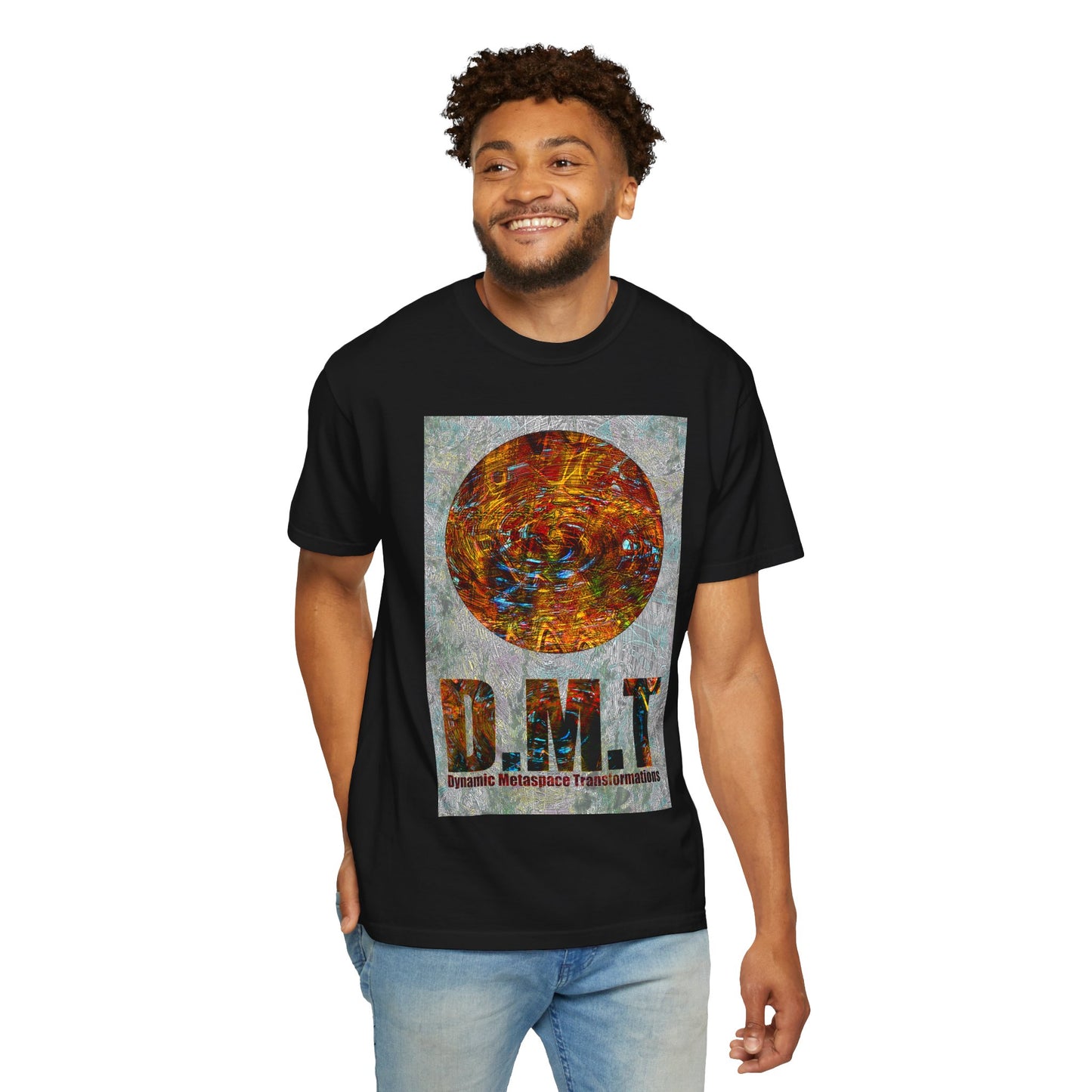 Unisex Garment-Dyed T-shirt - DMT Spheres No.1