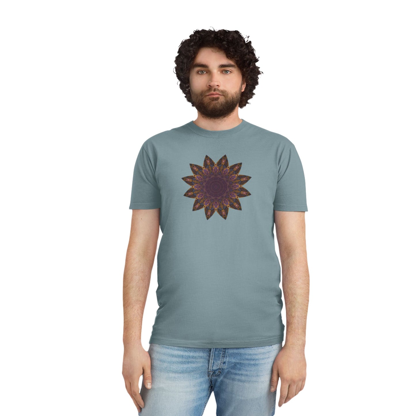 Unisex Faded Shirt - Love Light Mandalas No.1