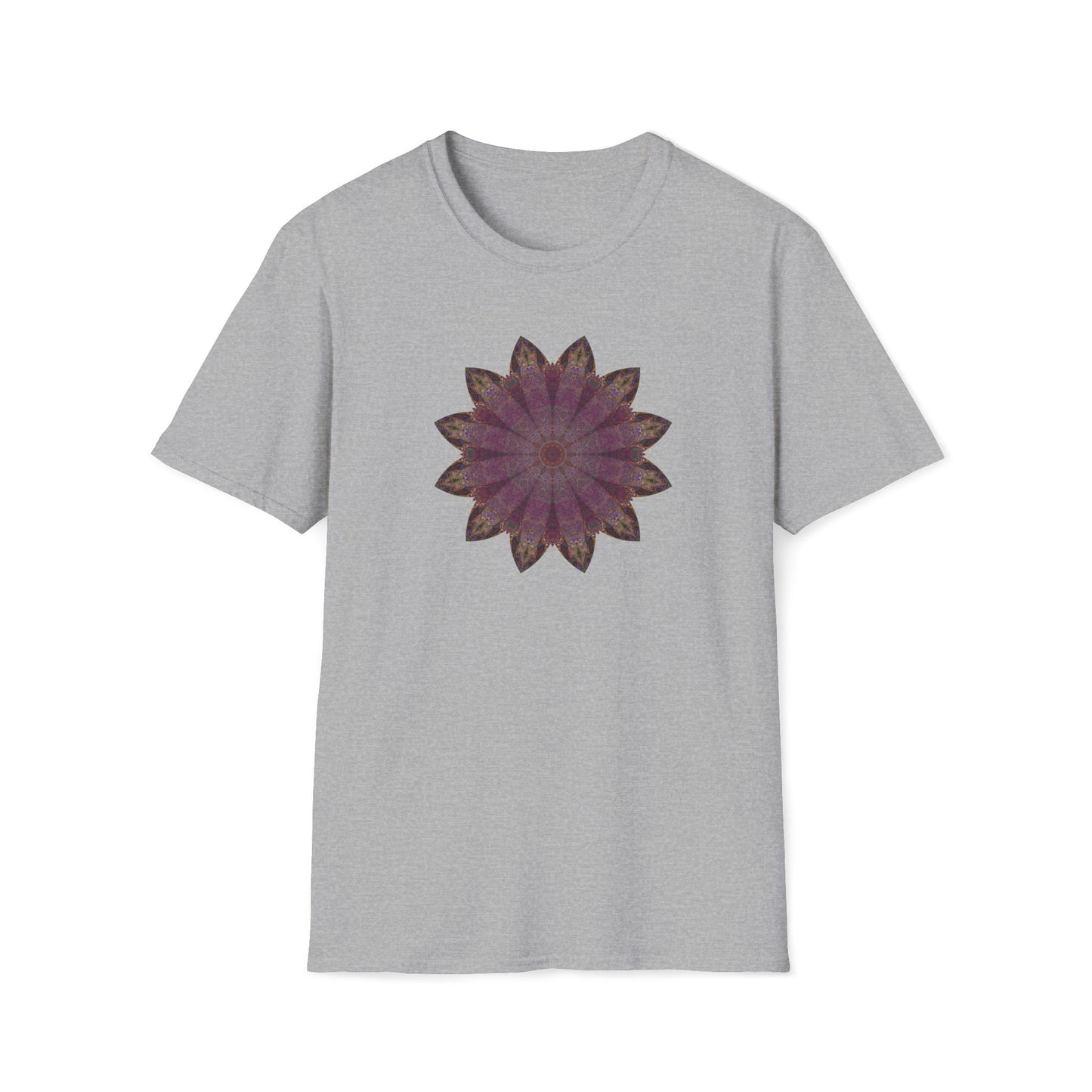 Unisex Softstyle T-Shirt - Love Light Mandalas No.6