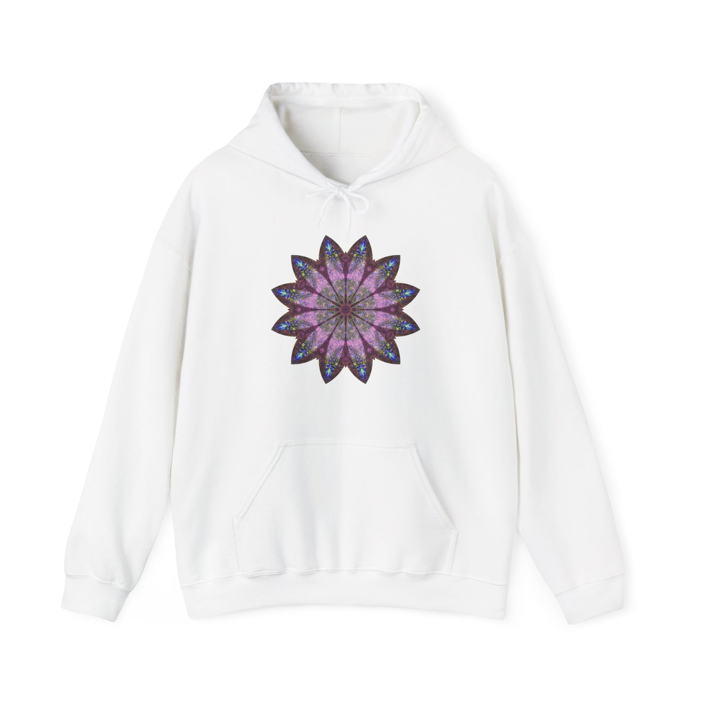 Unisex Heavy Blend™ Hooded Sweatshirt - Love Light Mandalas No.19