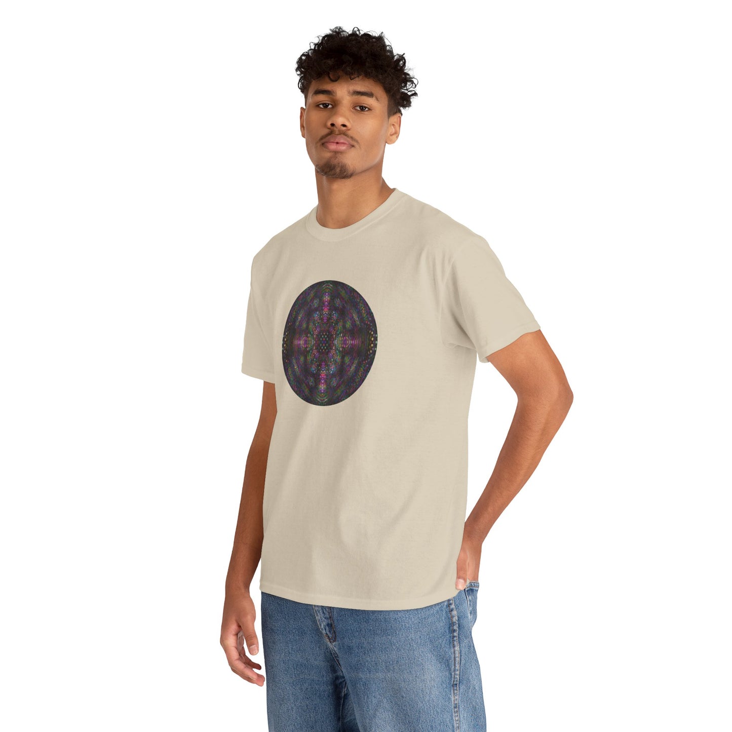 Unisex Heavy Cotton Tee - DMT Scribe Spheres No.5