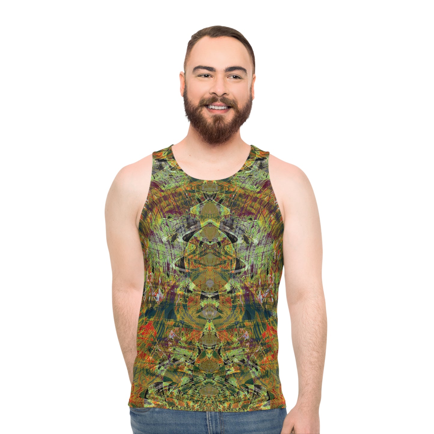 Unisex Tank Top - Love Light Fractals No.4