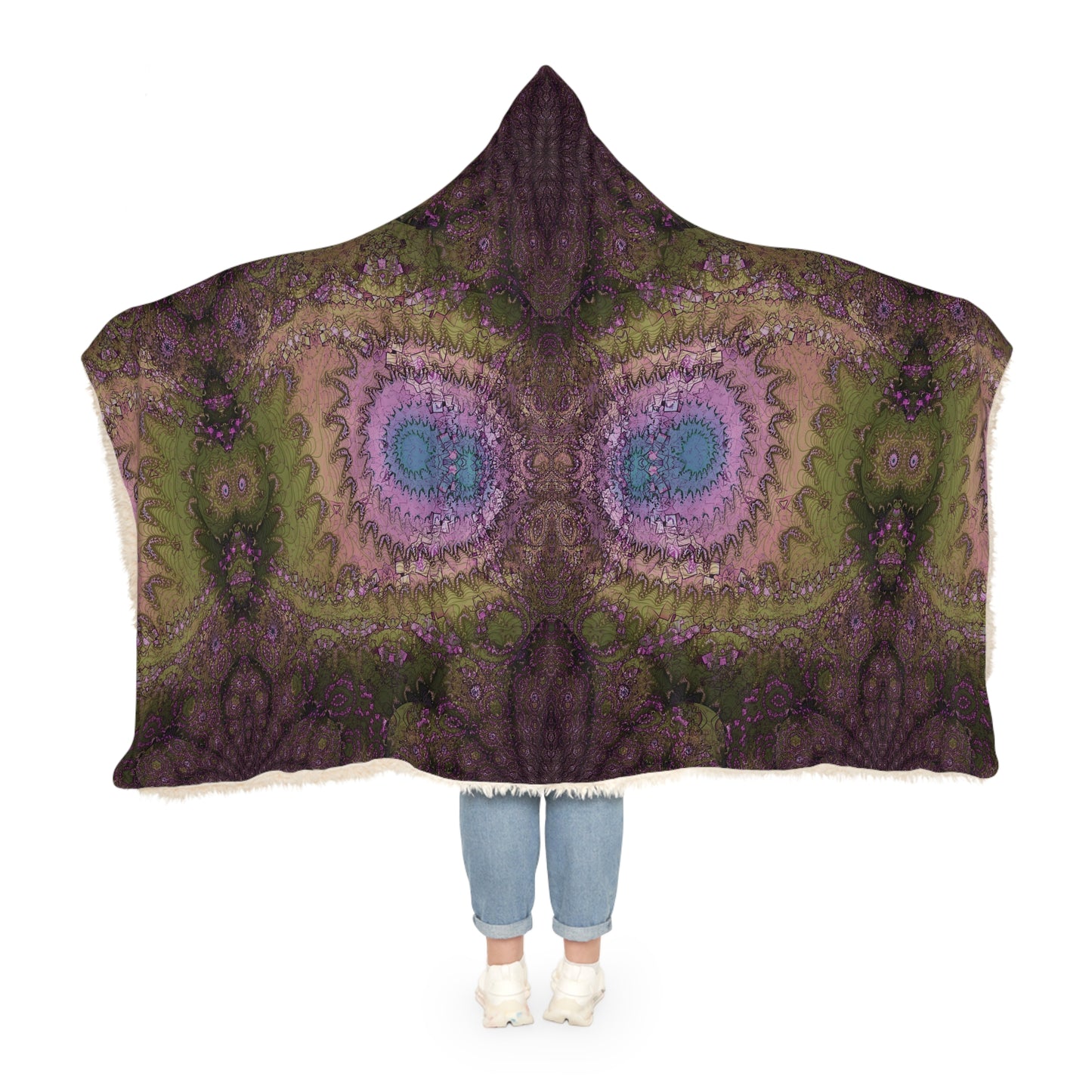Snuggle Blanket - Love Light Fractals No.8