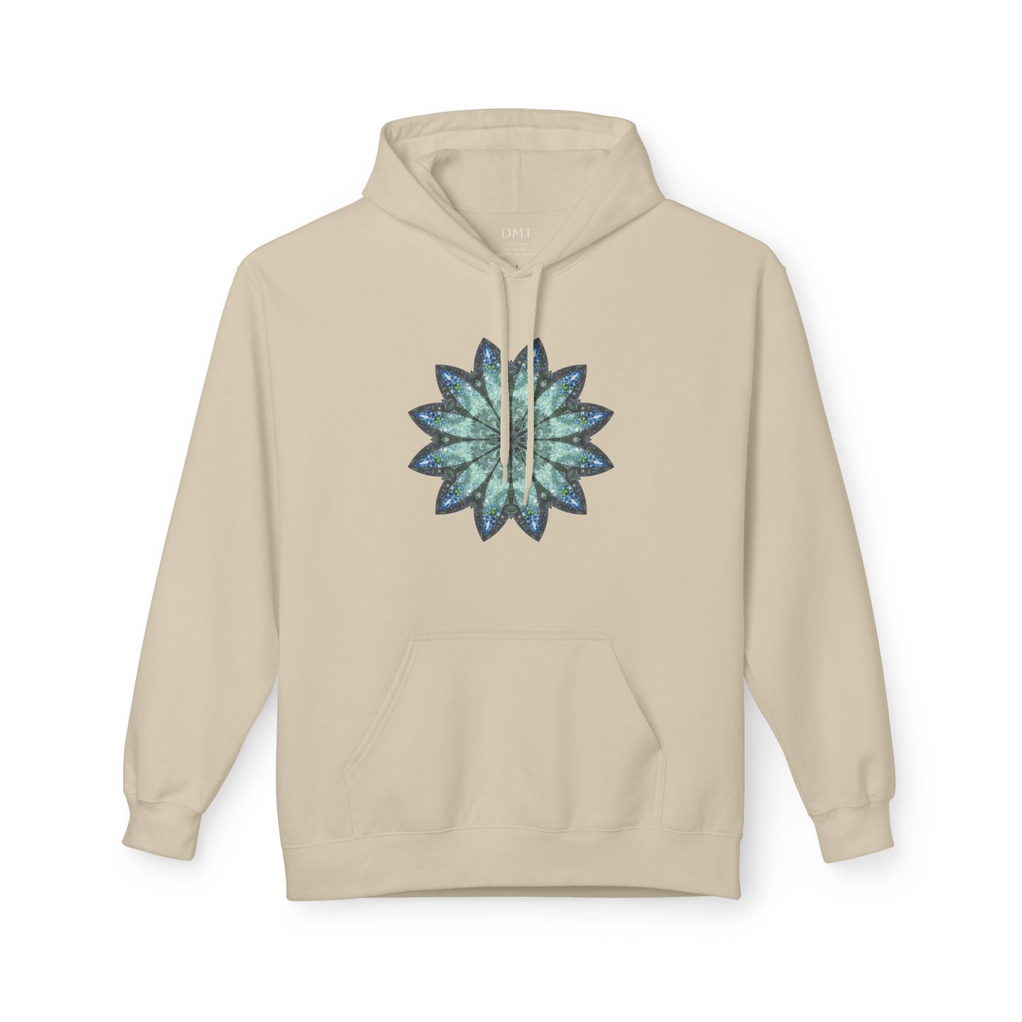 Unisex Midweight Softstyle Fleece Hoodie - Love Light Mandalas No.20