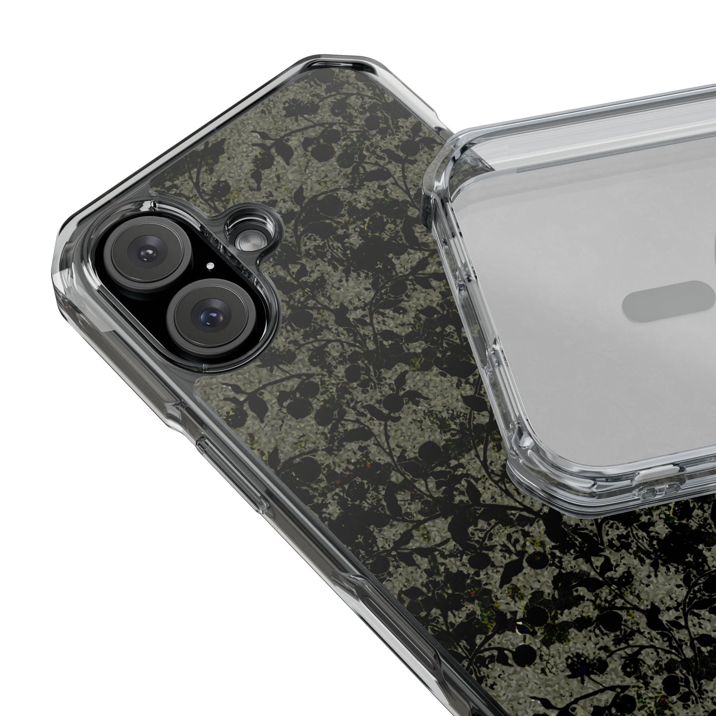 iPhone 16 Magnetic Clear Impact Case - Hidden Weave Series V3 No.25