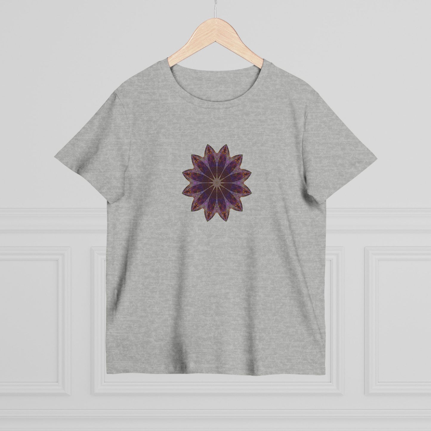 Women’s Maple Tee - Love Light Mandalas No.11