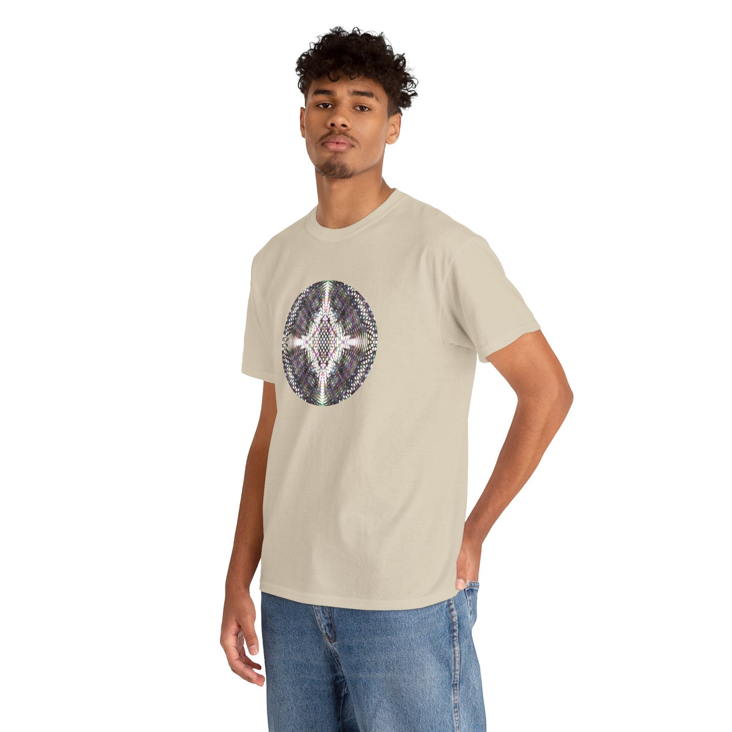 Unisex Heavy Cotton Tee - DMT Scribe Spheres No.8