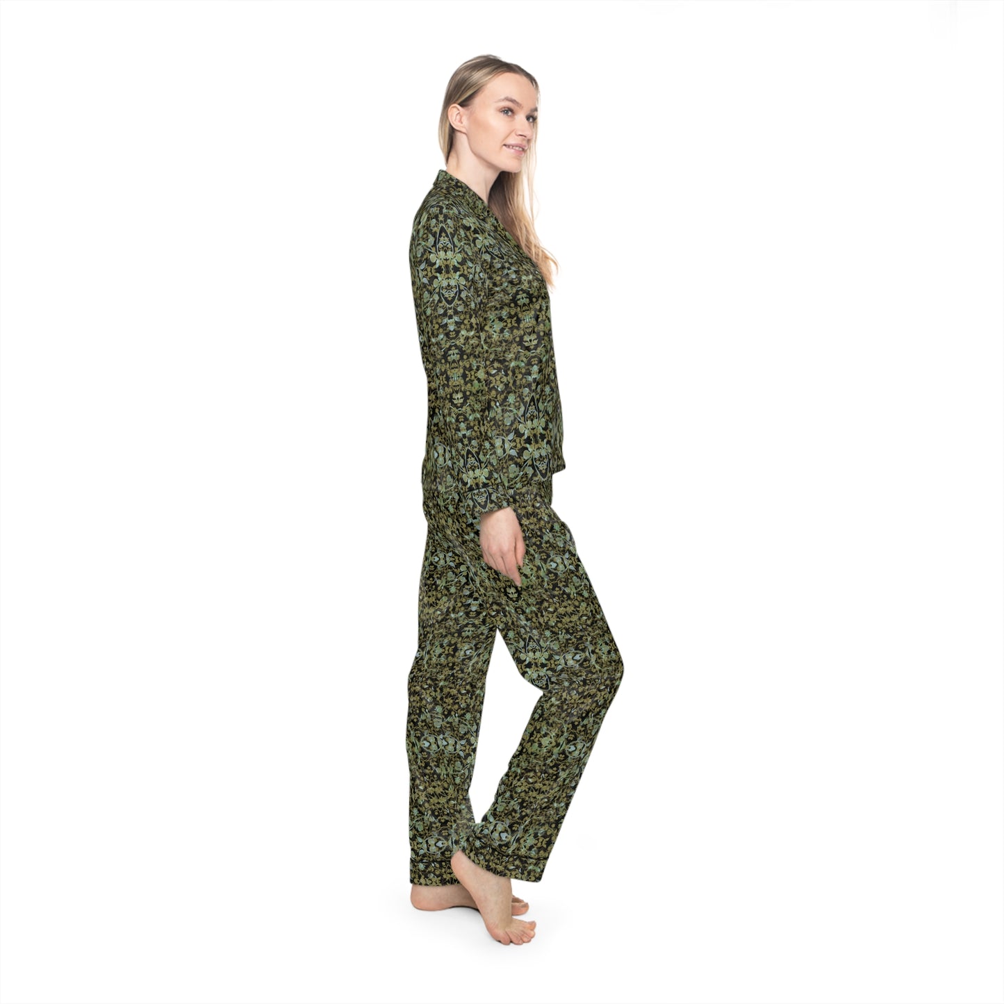 Women's Satin Pajamas - Hidden Weave No.4