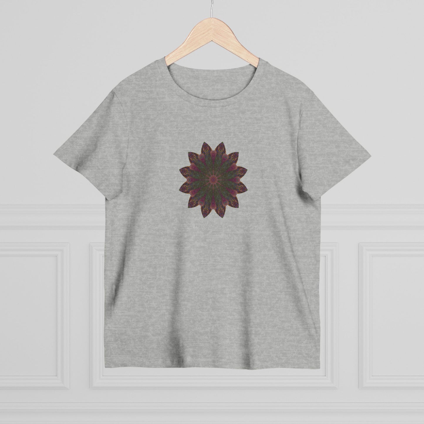 Women’s Maple Tee - Love Light Mandalas No.7