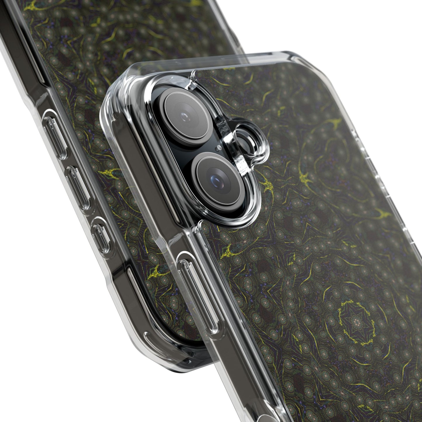iPhone 16 Magnetic Clear Impact Case - P5 Kaleidoscopic No.2