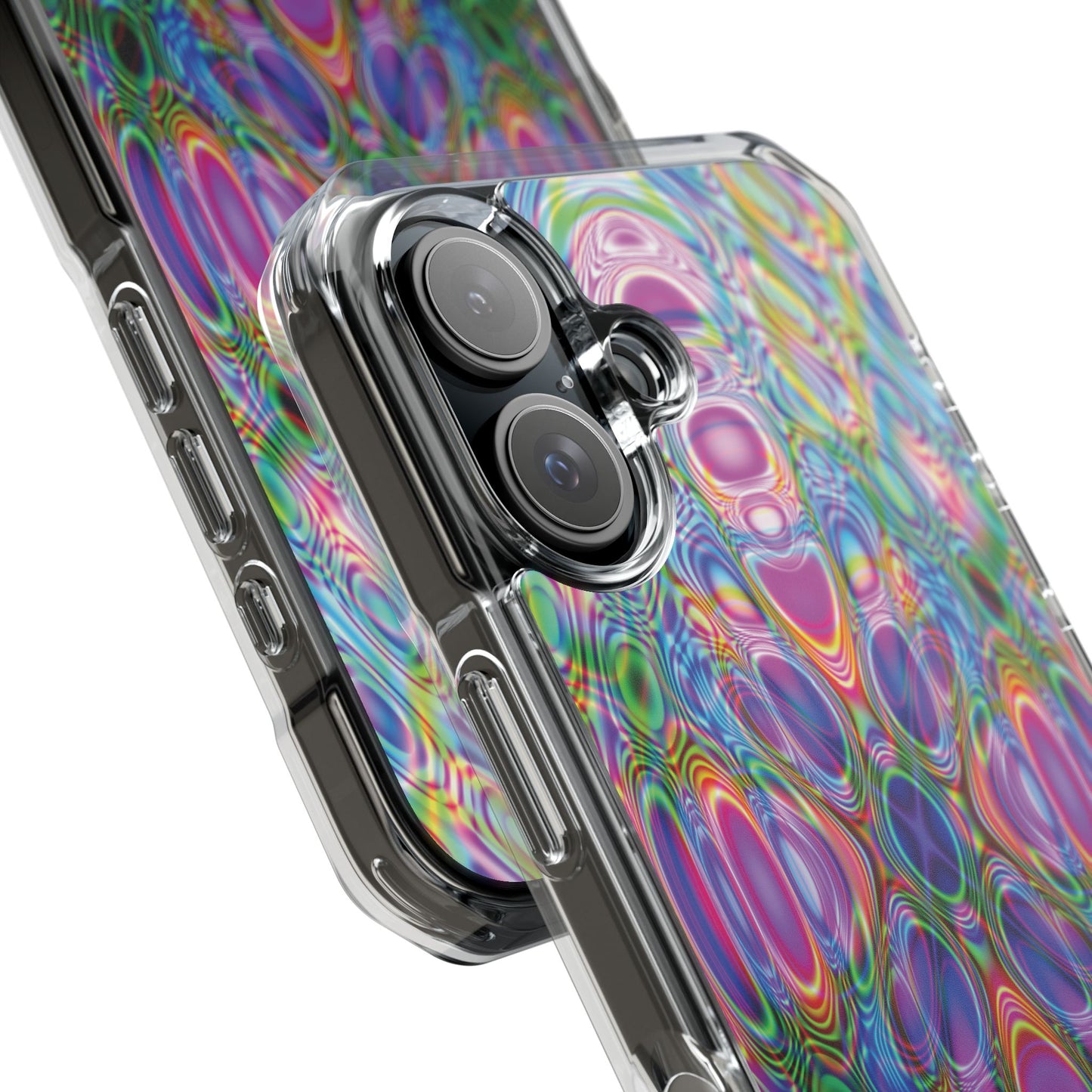 iPhone 16 Magnetic Clear Impact Case - DMT Seer No.2