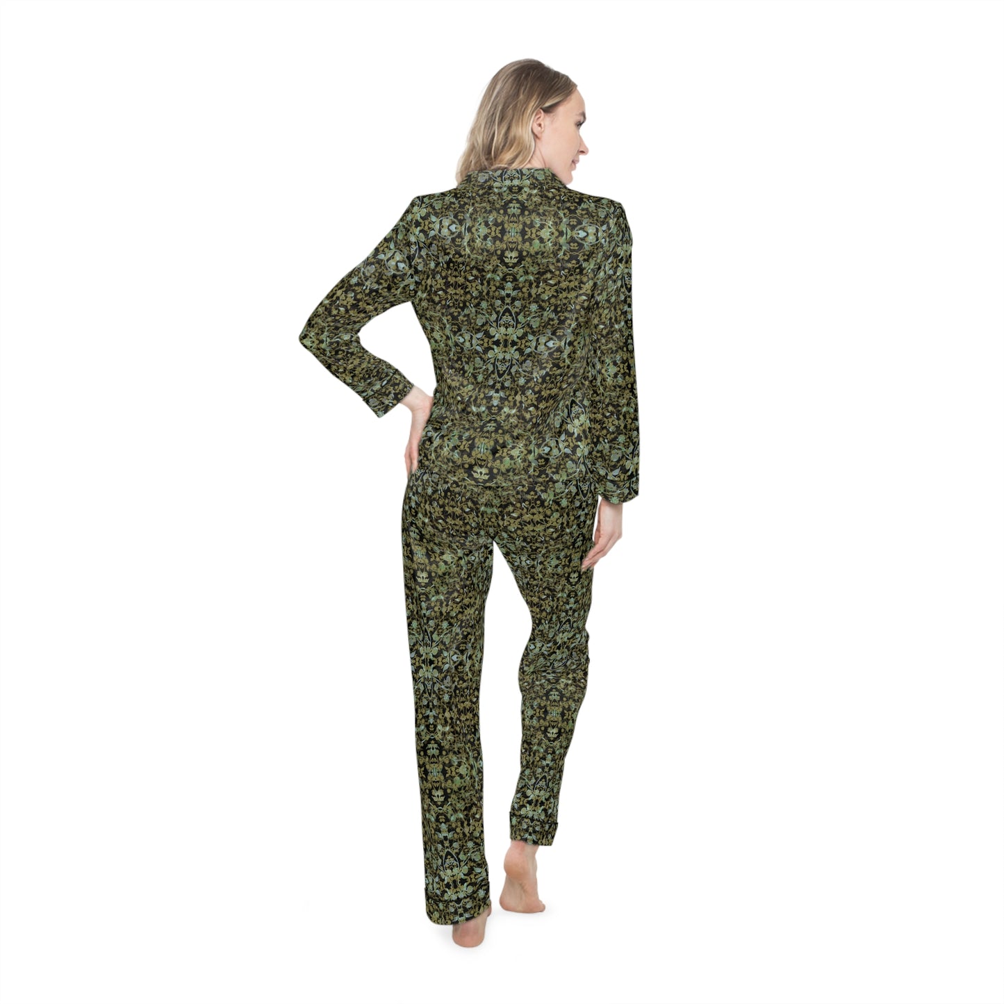 Women's Satin Pajamas - Hidden Weave No.4