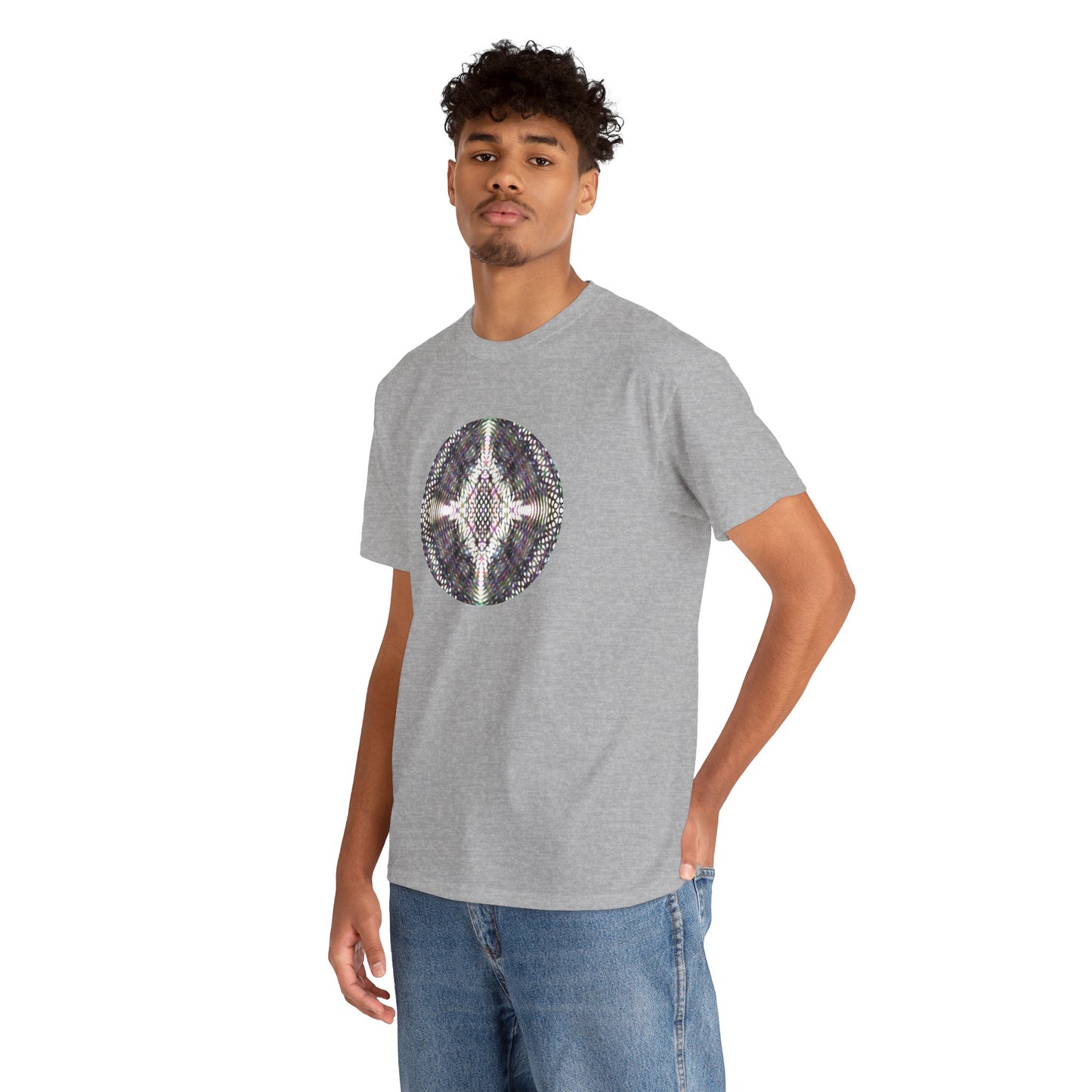 Unisex Heavy Cotton Tee - DMT Scribe Spheres No.8