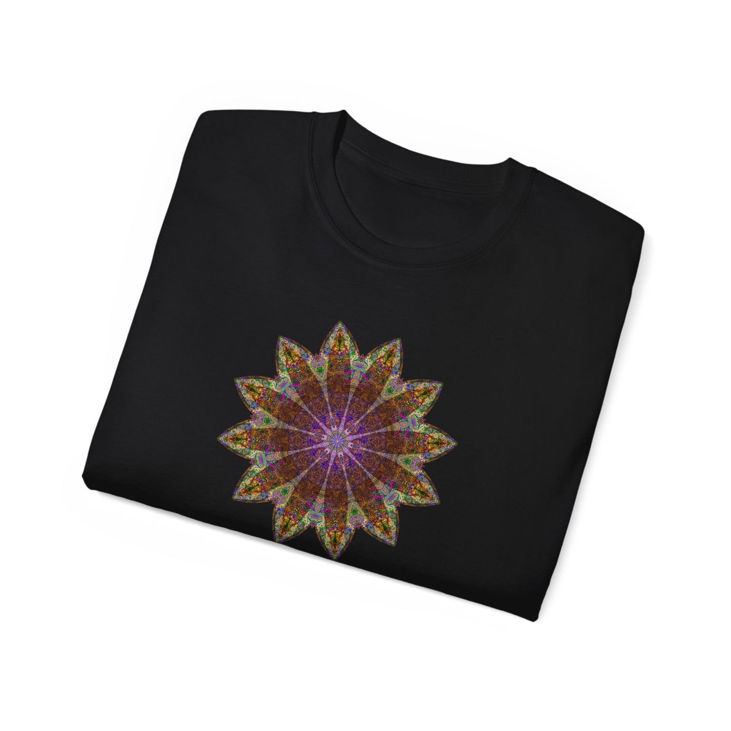 Unisex Ultra Cotton Tee - Love Light Mandalas No.13