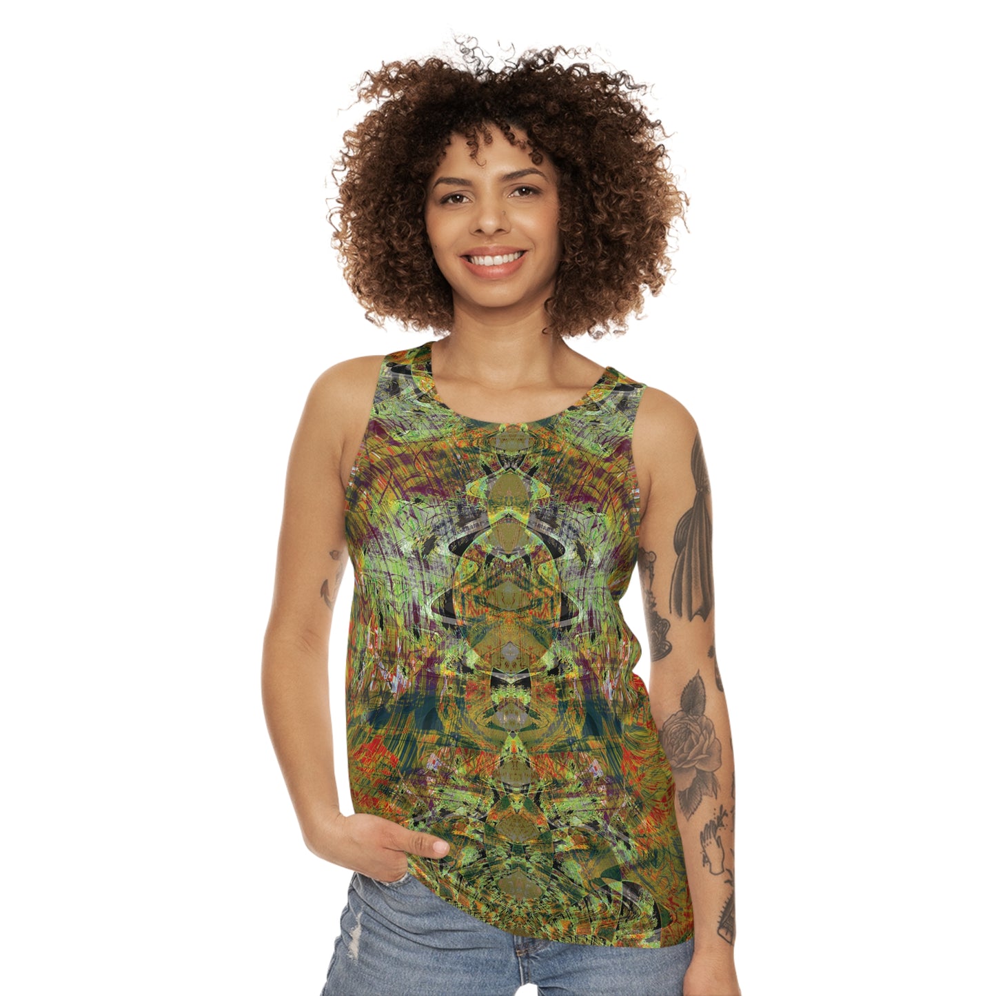 Unisex Tank Top - Love Light Fractals No.4