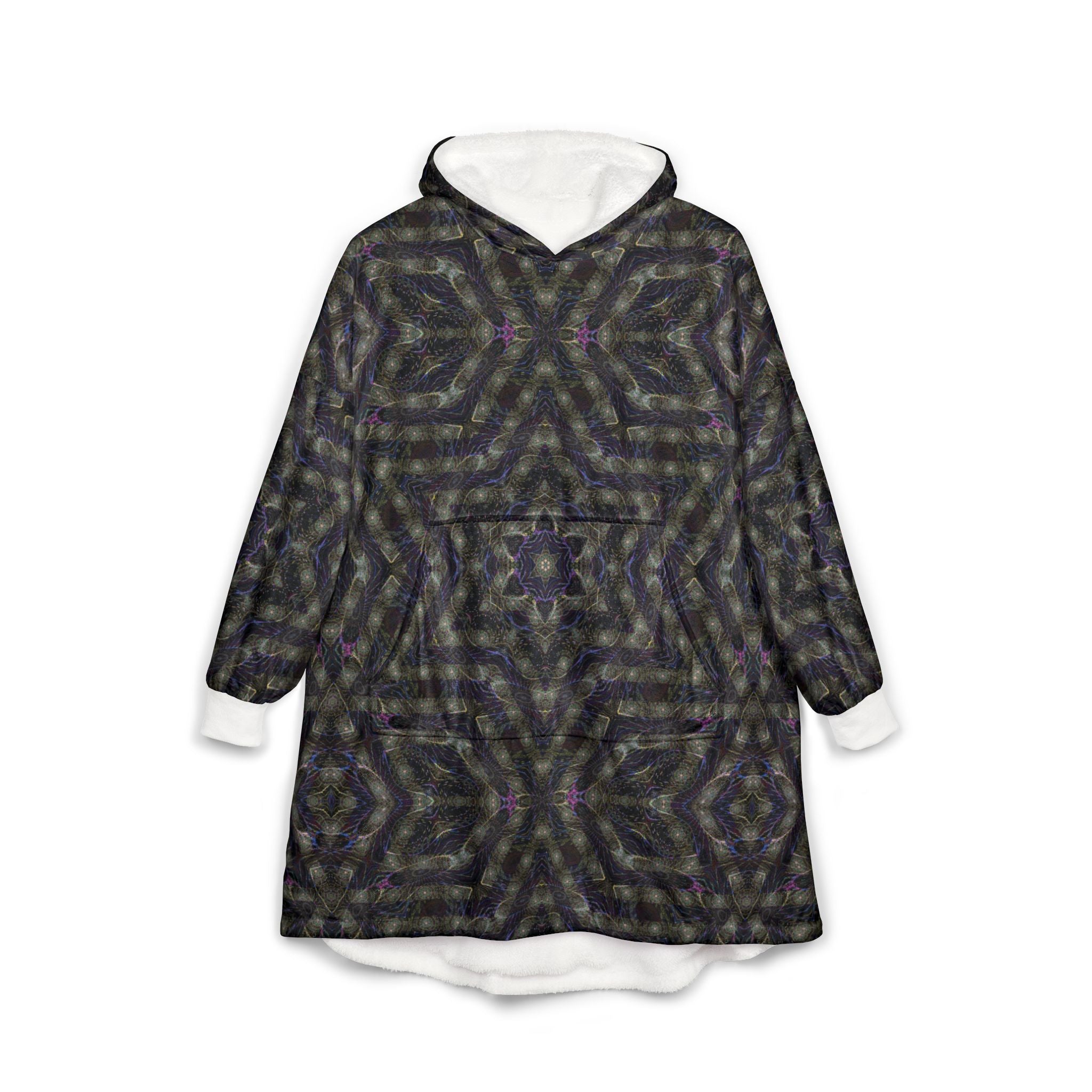 Unisex Hooded Blanket - P5 Kaleidoscopic No. 12