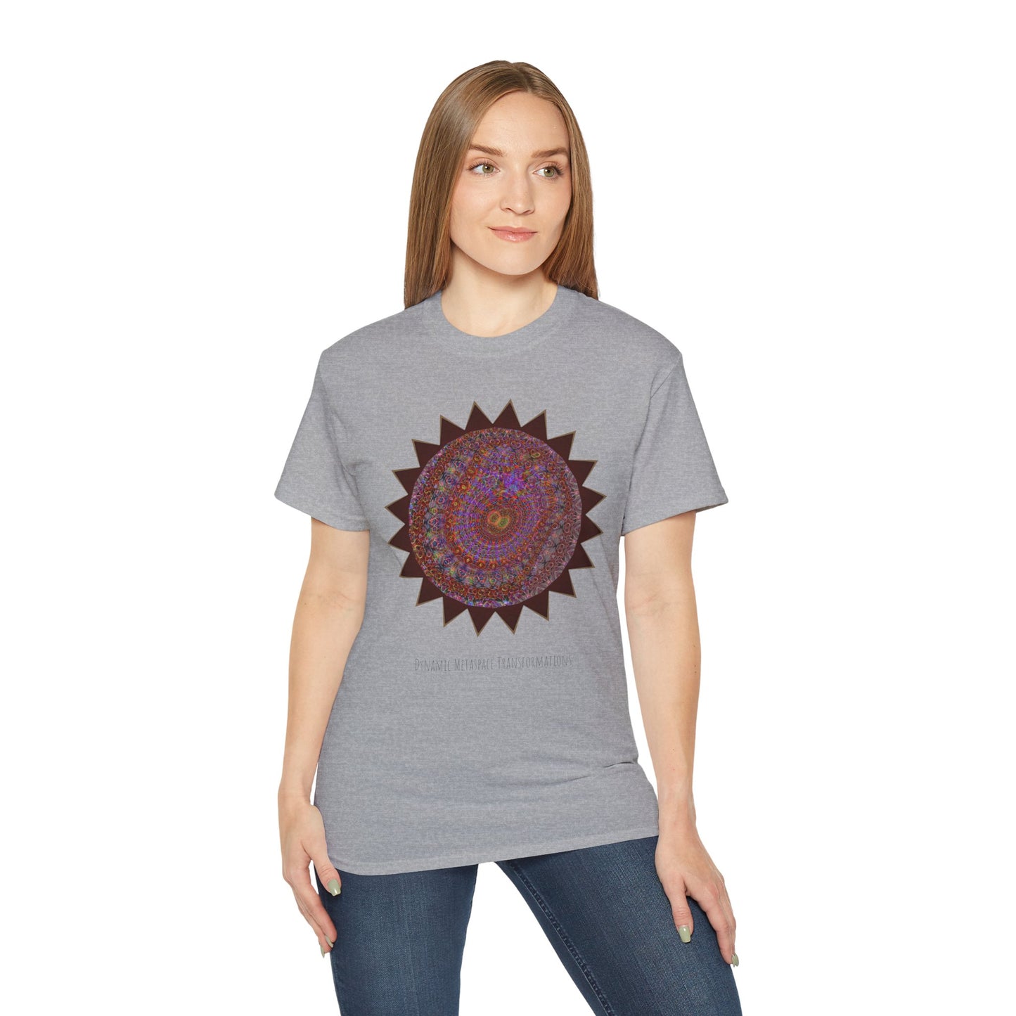 Unisex Ultra Cotton Tee - Mycelium Mandalas No.M18K4