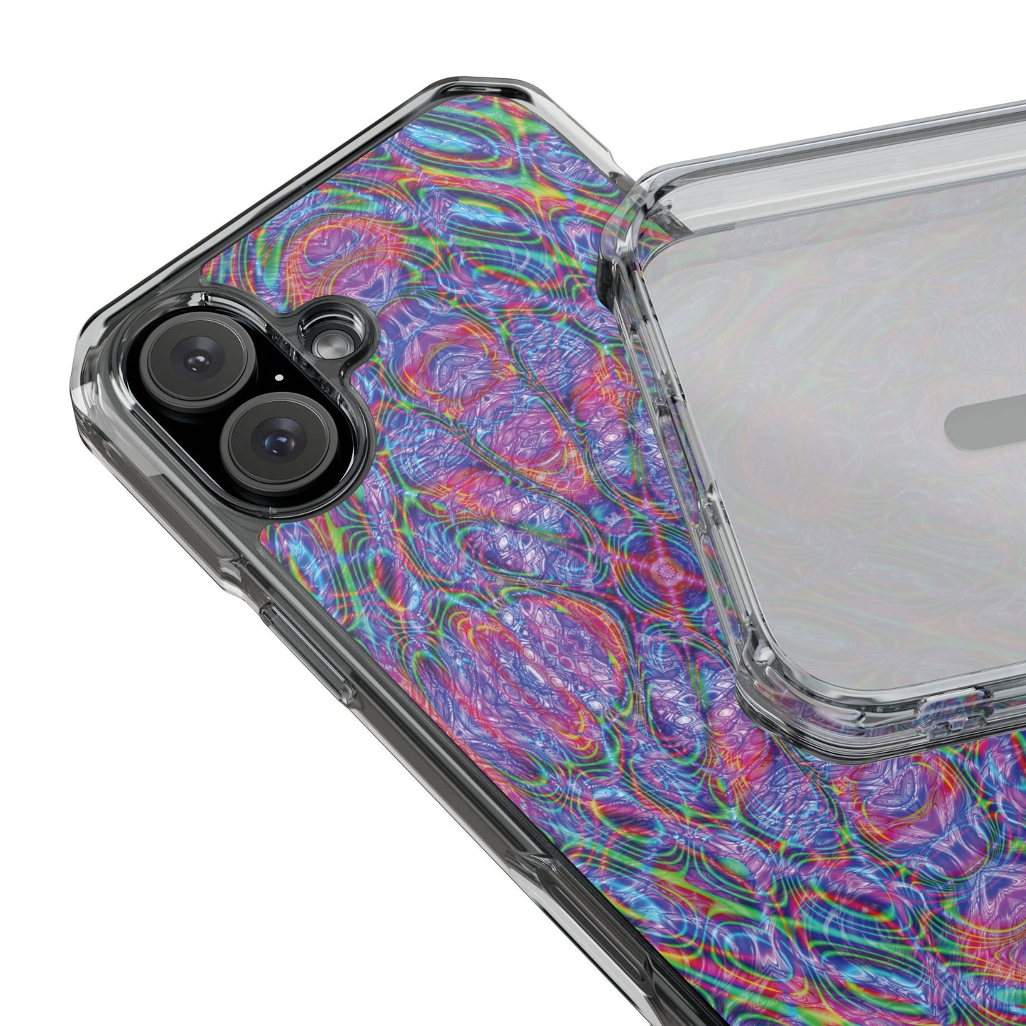 iPhone 16 Magnetic Clear Impact Case - DMT Seer No.22
