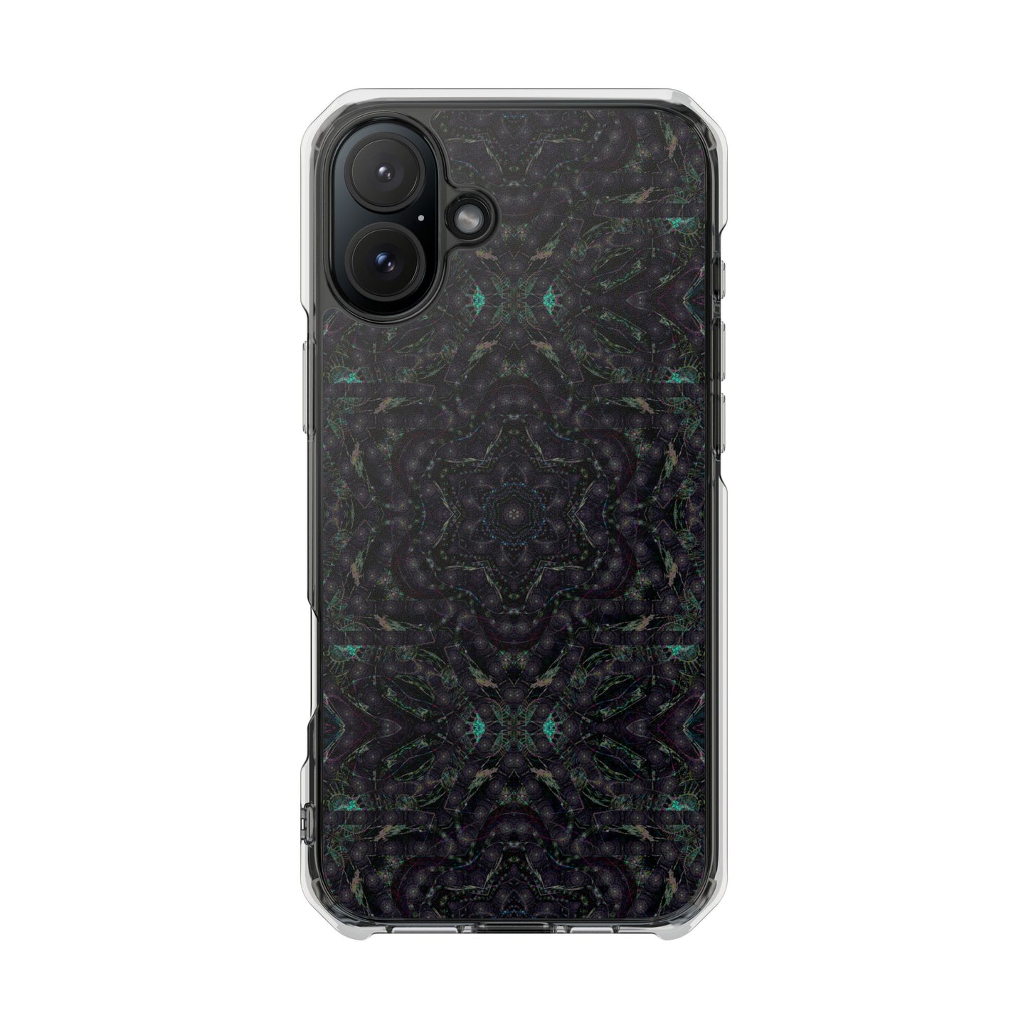 iPhone 16 Magnetic Clear Impact Case - P5 Kaleidoscopic No.31
