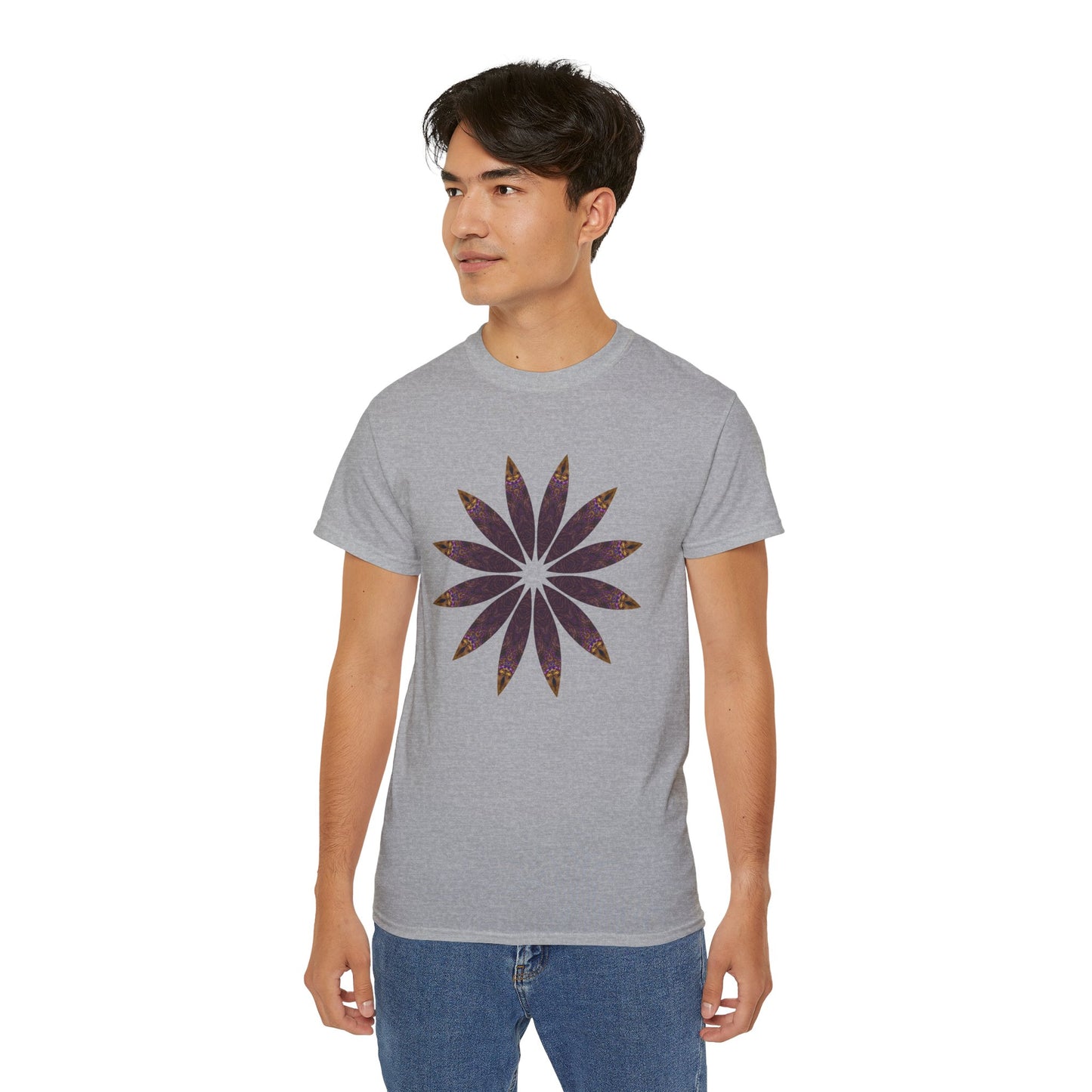 Unisex Ultra Cotton Tee - Love Light Mandalas No.2