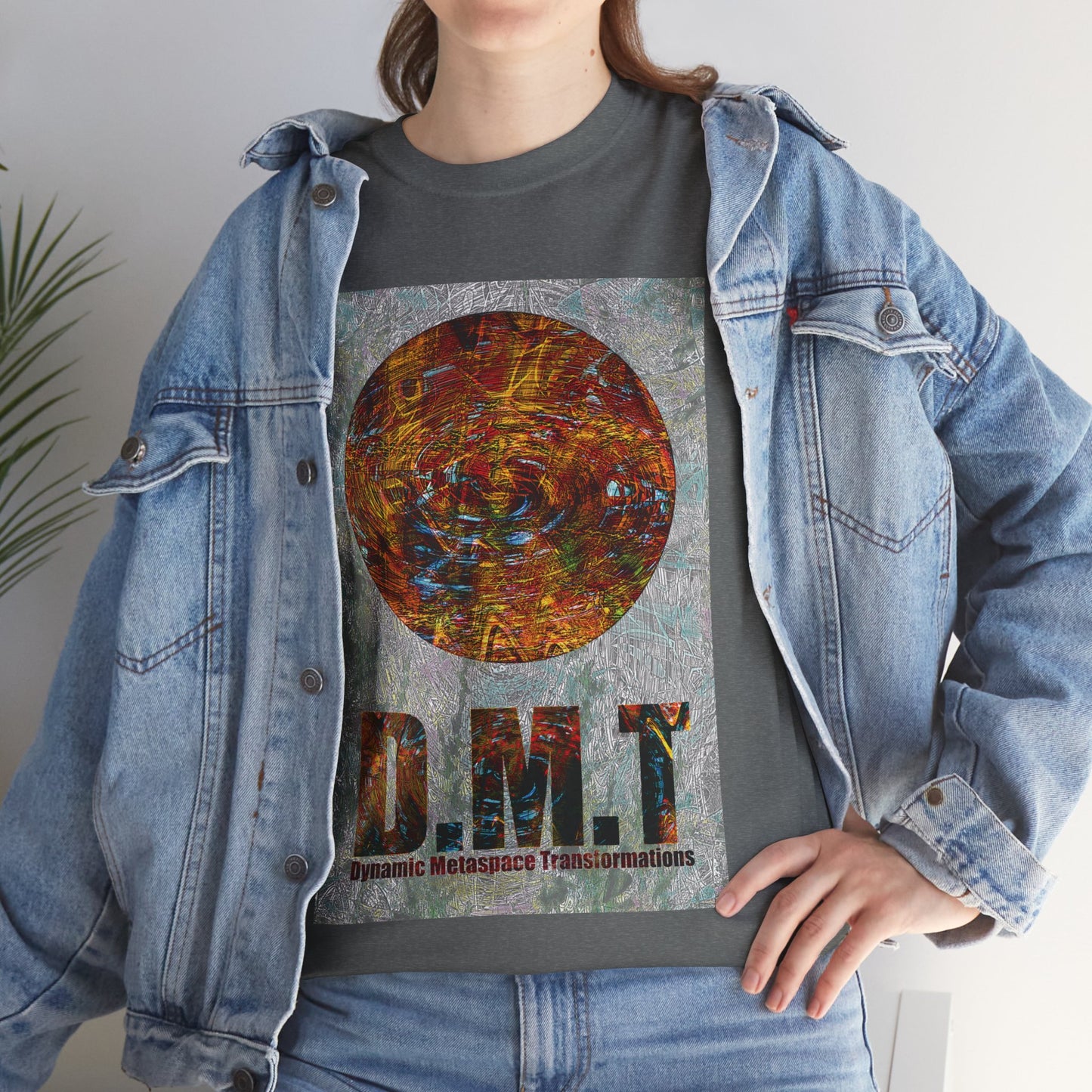Unisex Heavy Cotton Tee - DMT Spheres No.1