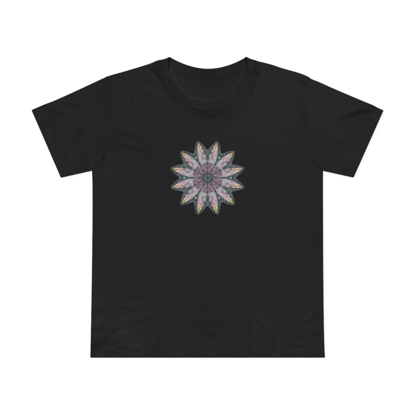 Women’s Maple Tee - Love Light Mandalas No.21