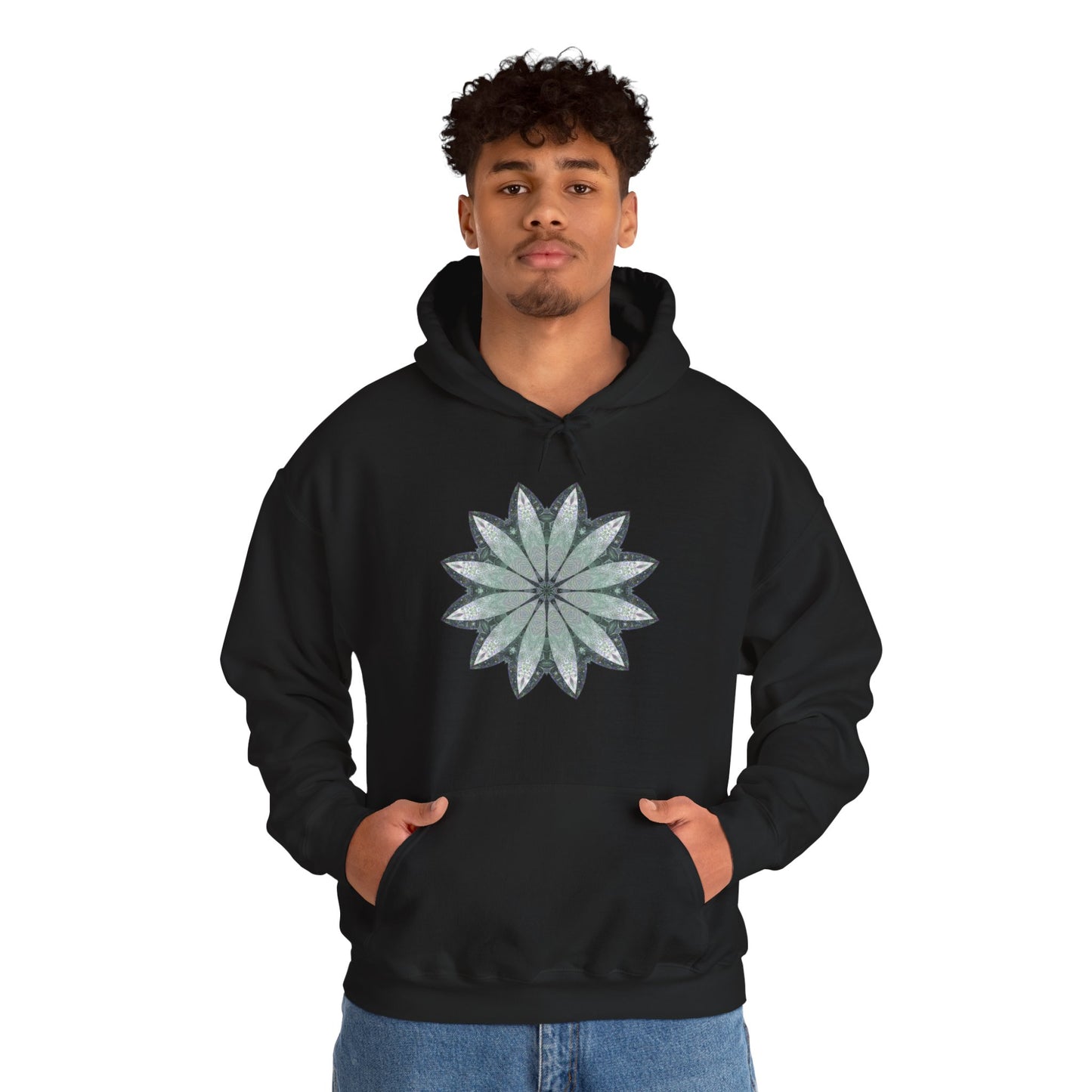 Unisex Heavy Blend™ Hooded Sweatshirt - Love Light Mandalas No.22